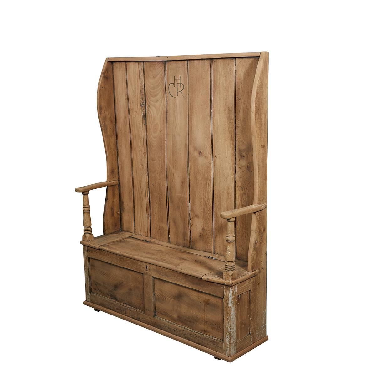 Country English Pine Settle/Bench