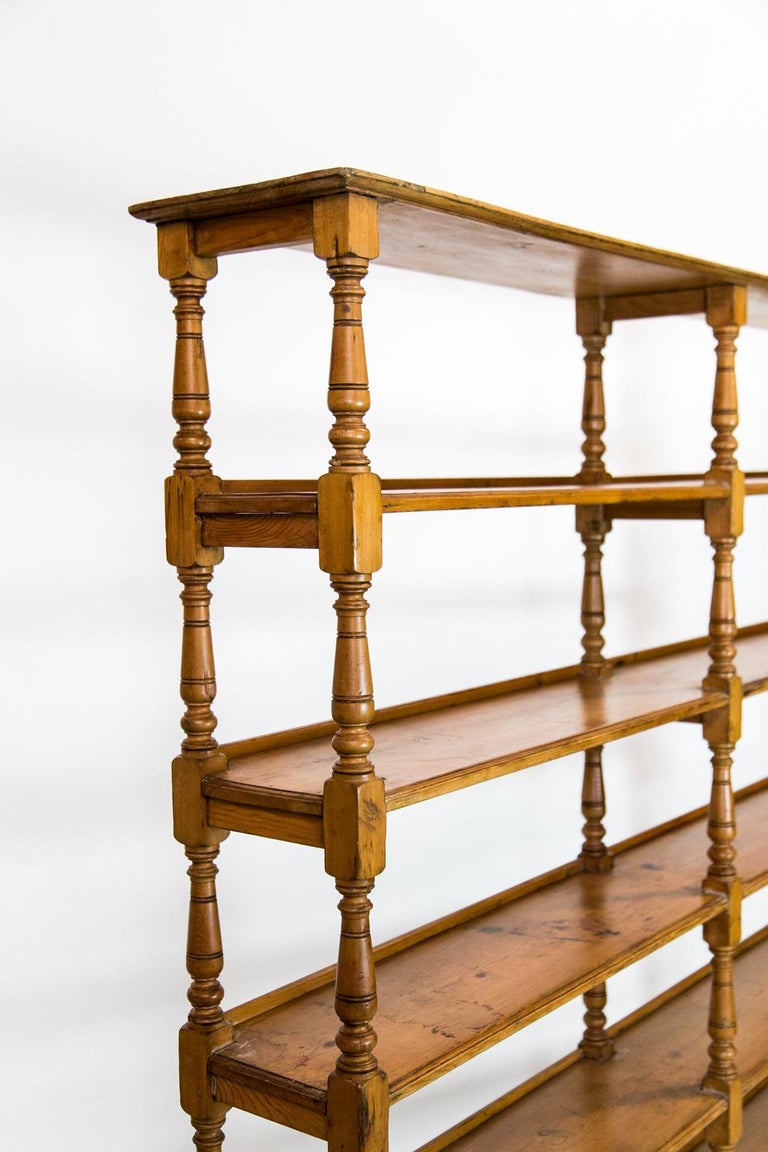 English Pine SevenTier Shelf at 1stDibs