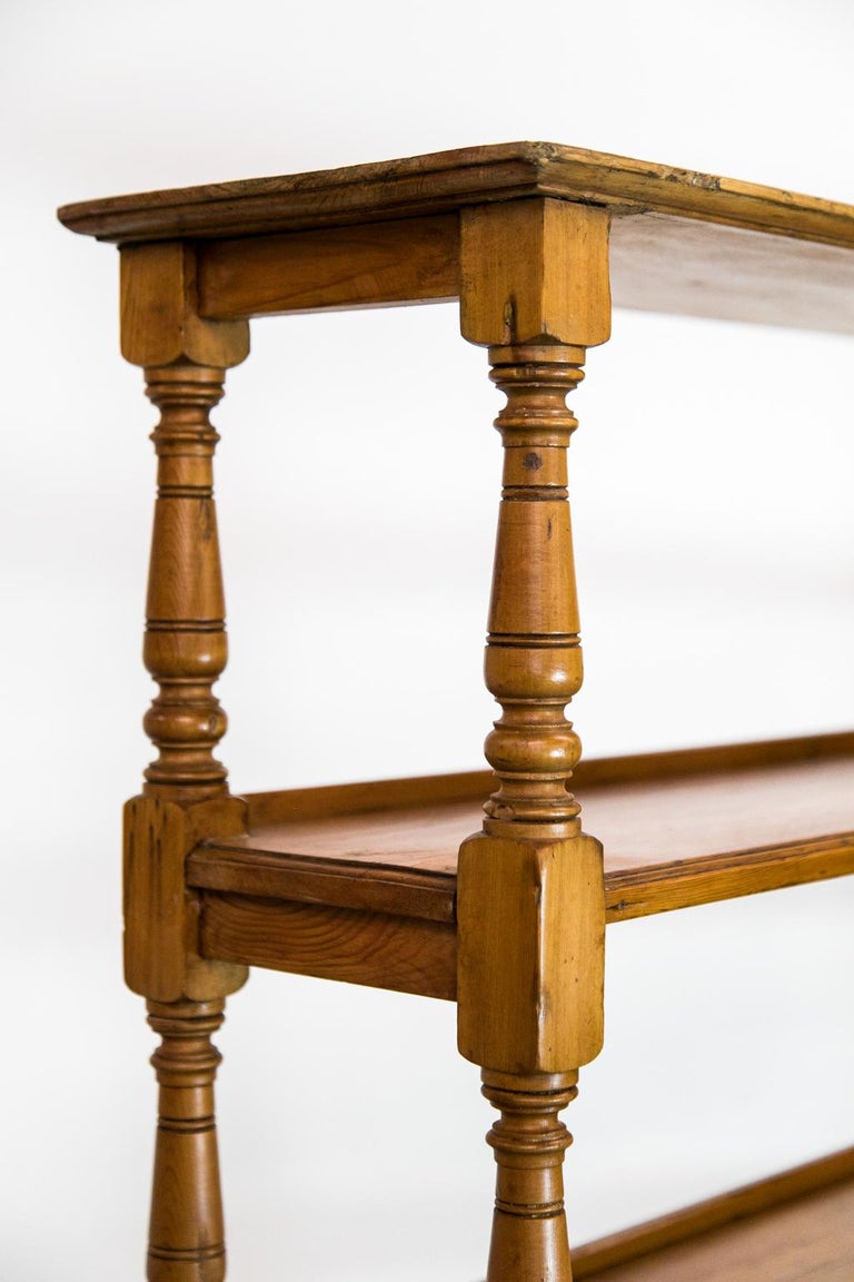 English Pine SevenTier Shelf at 1stDibs