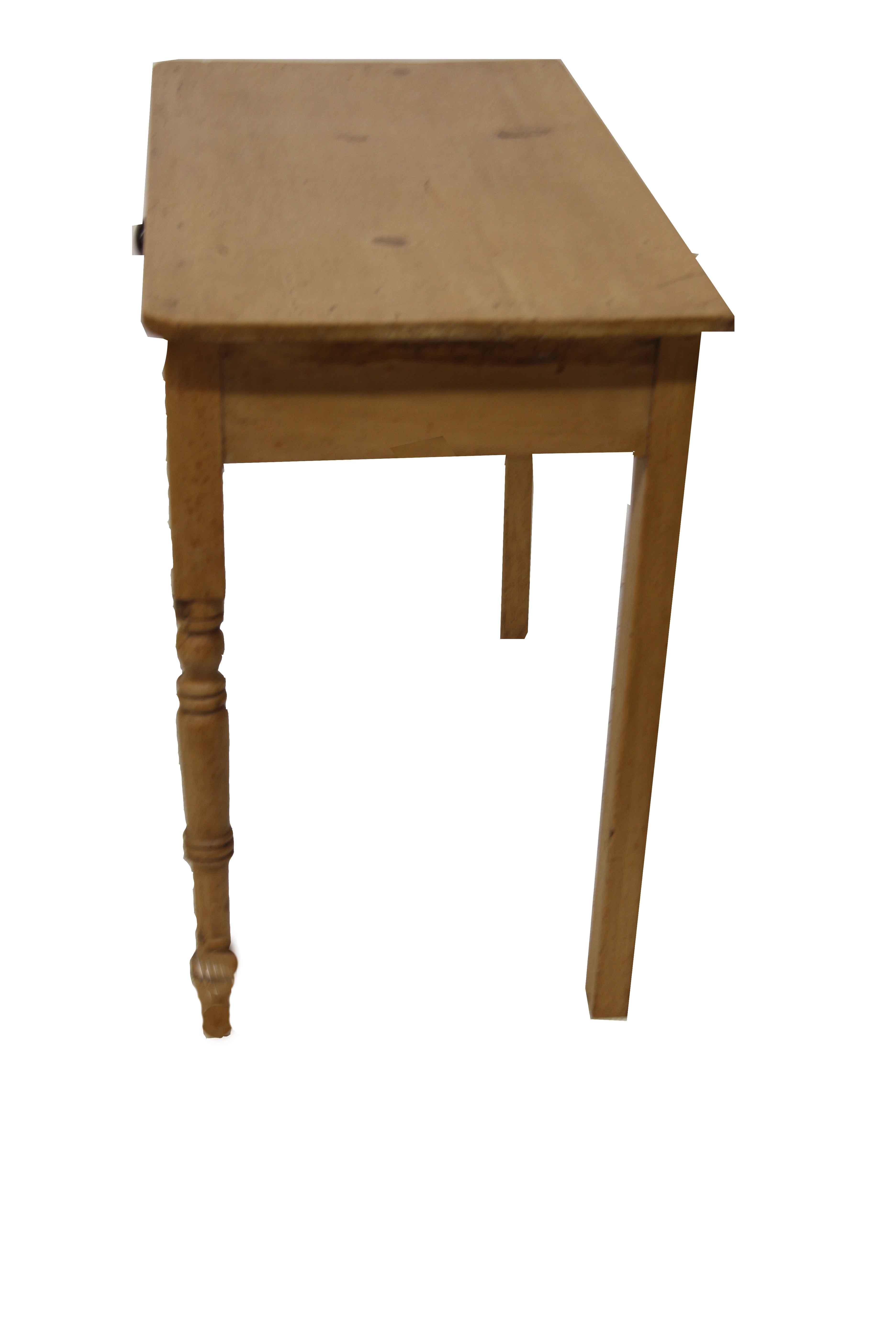 English Pine Side Table For Sale at 1stDibs