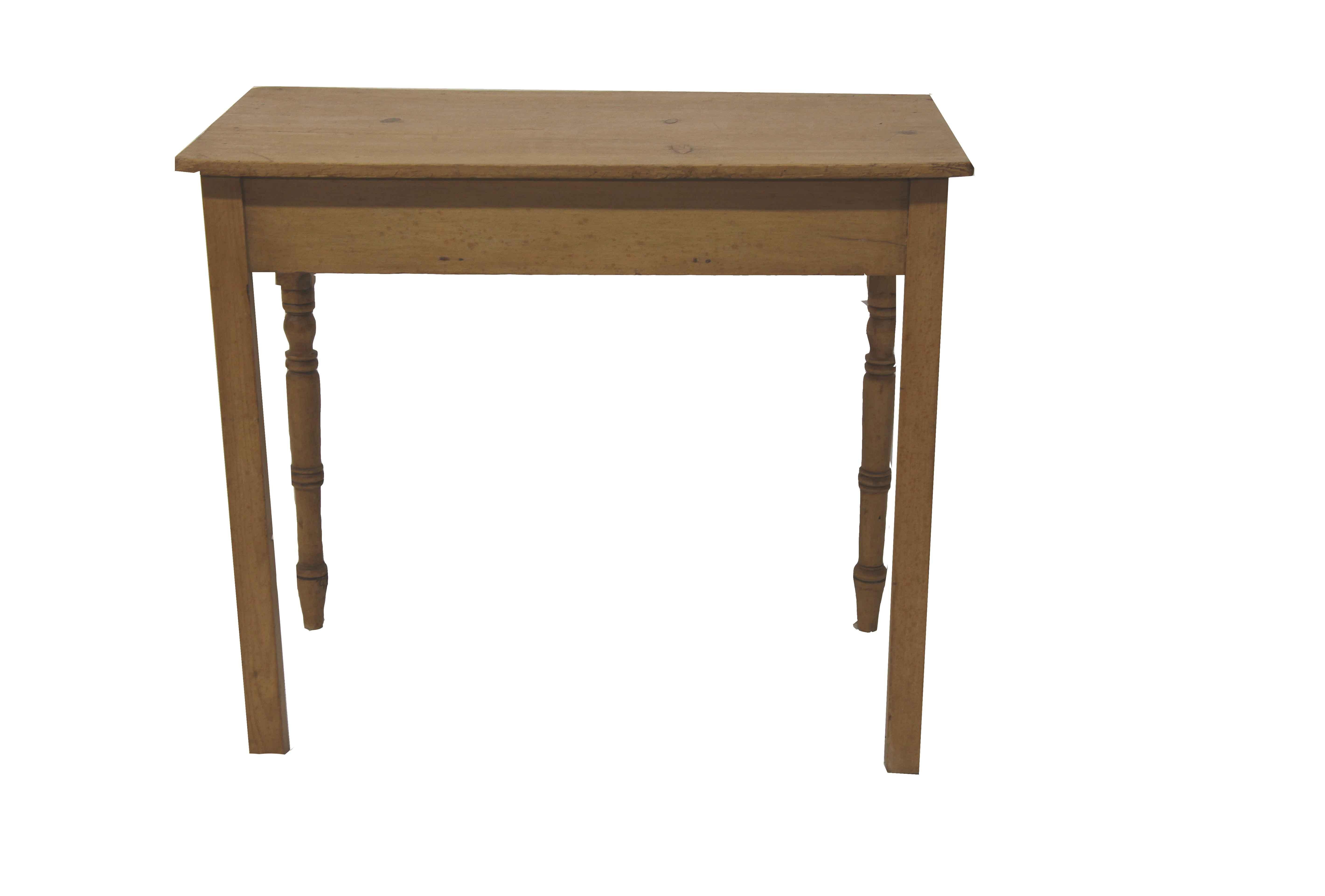 English Pine Side Table For Sale at 1stDibs