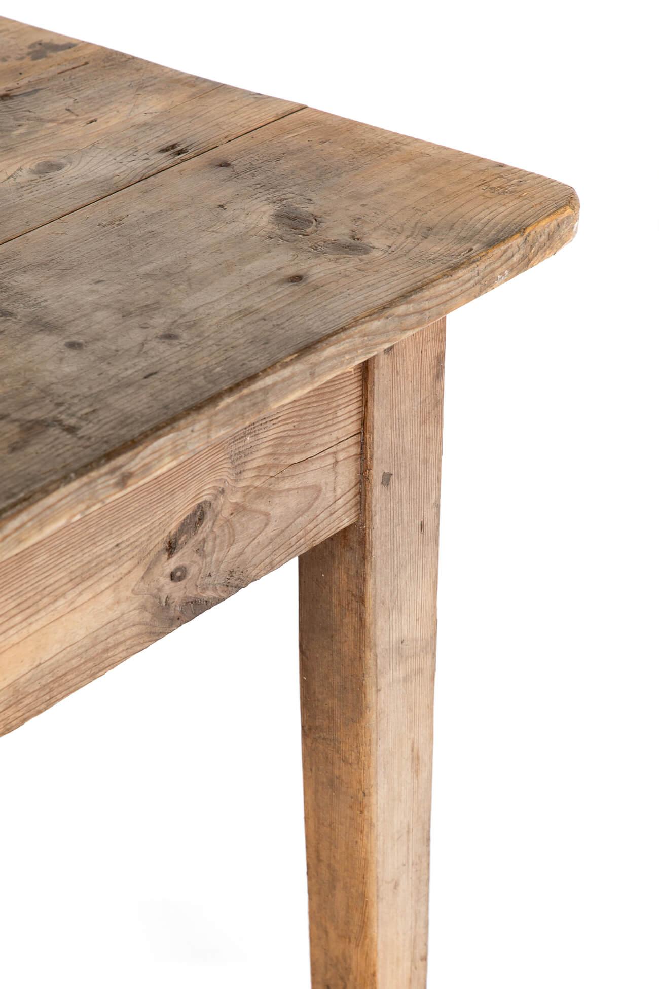 English Pine Side Table For Sale 2