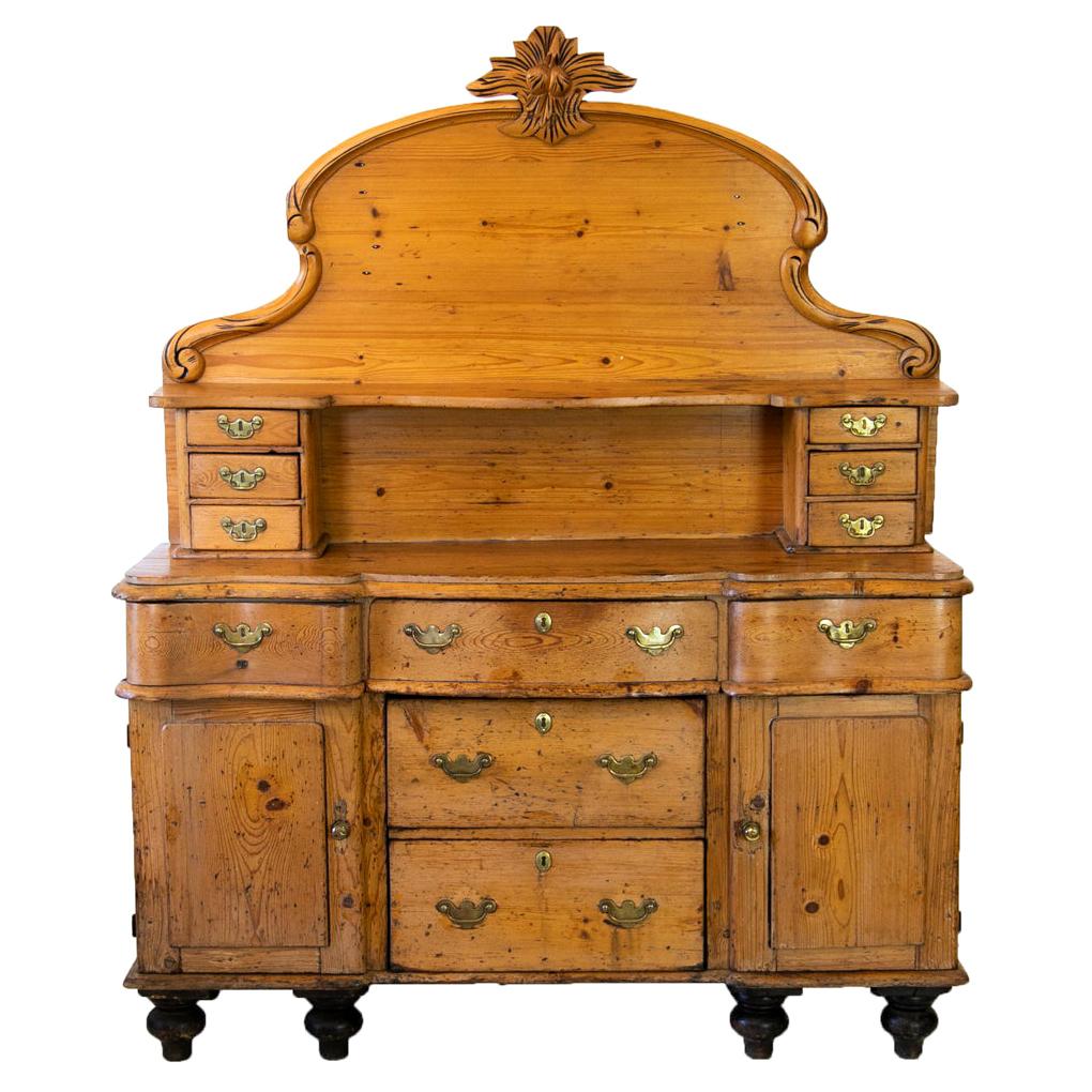 English Pine Sideboard For Sale