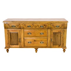 Antique English Pine Sideboard