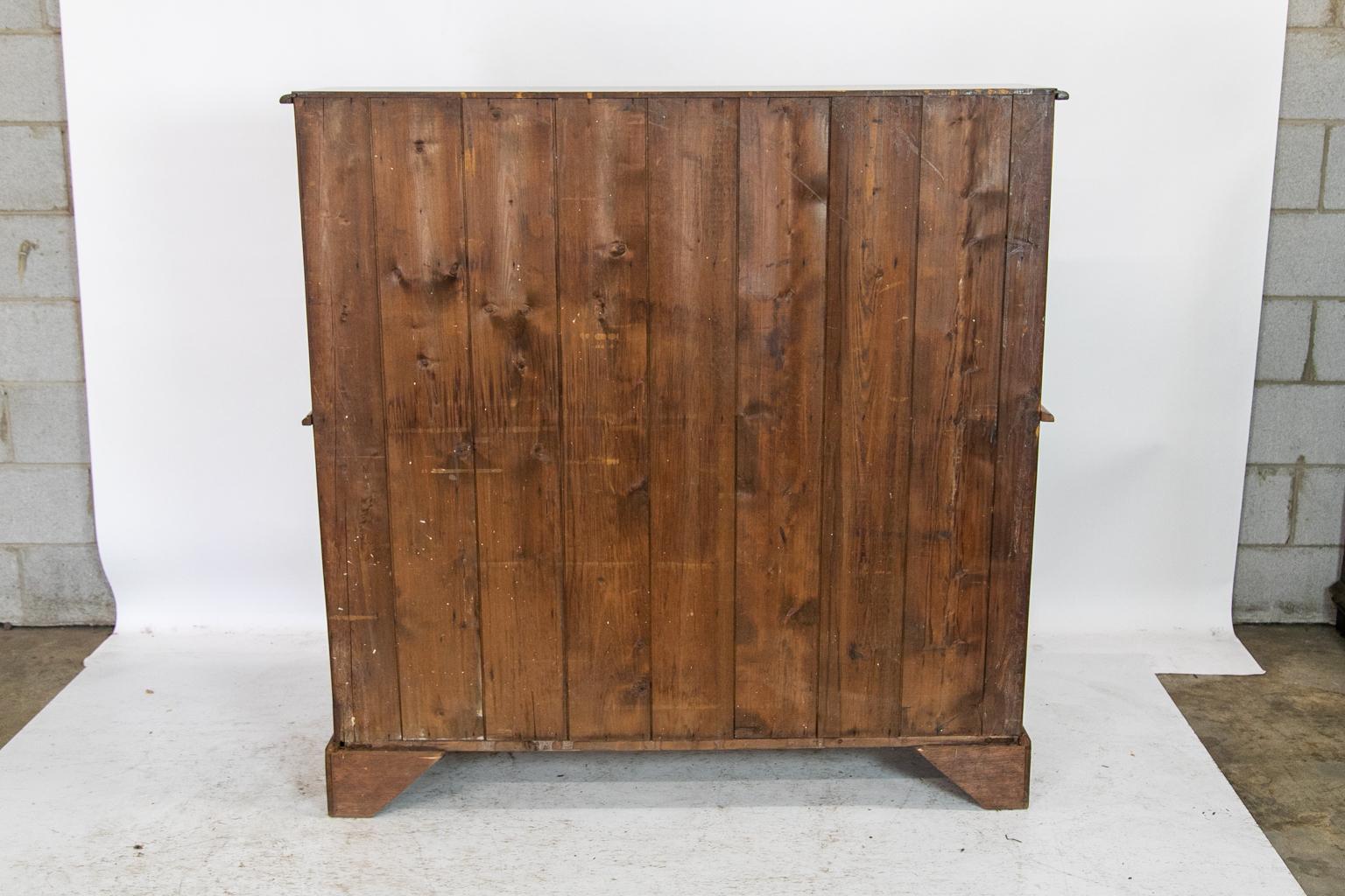 English Pine Step Back Cabinet For Sale 7