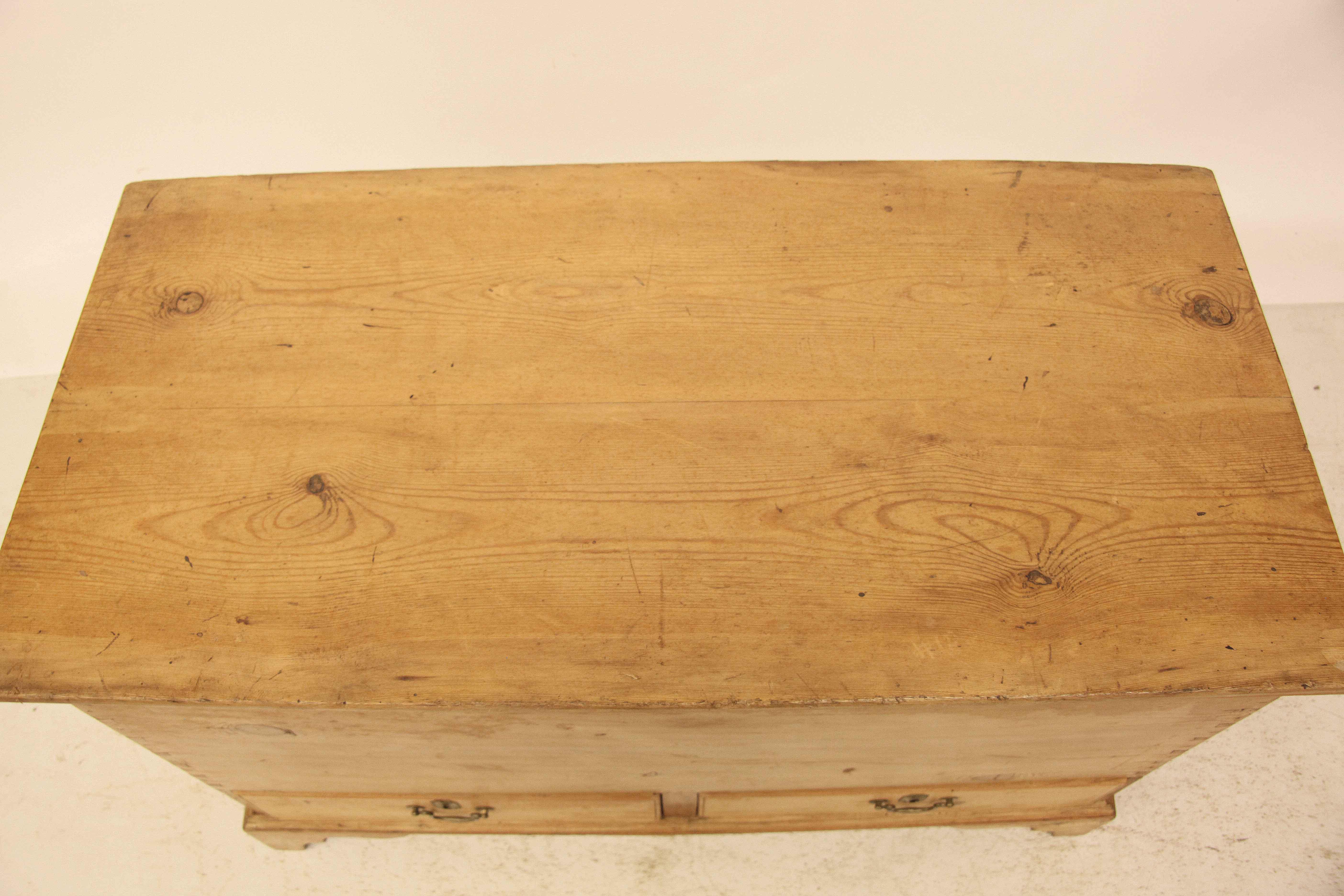 English Pine Two Drawer Blanket Chest 7