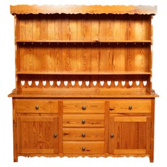 English Pitch Pine Dresser Arts & Crafts