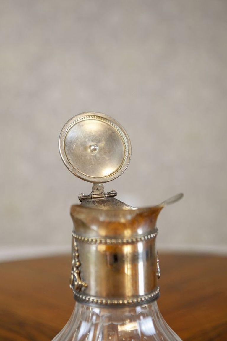 Argent Pichet anglais avec poignée en métal argenté du début des siècles en vente