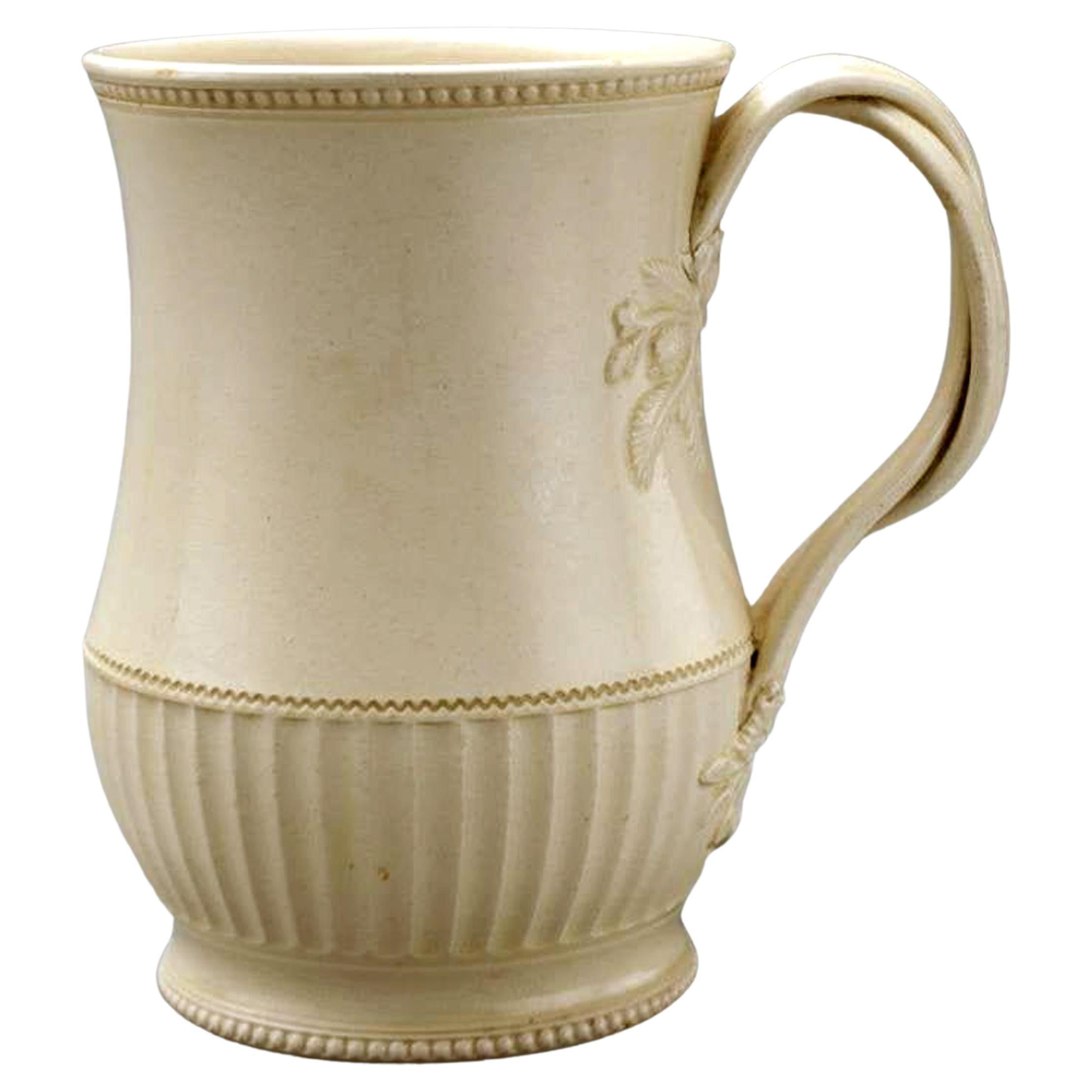 English Plain Creamware Tankard, Leeds, Circa 1770
