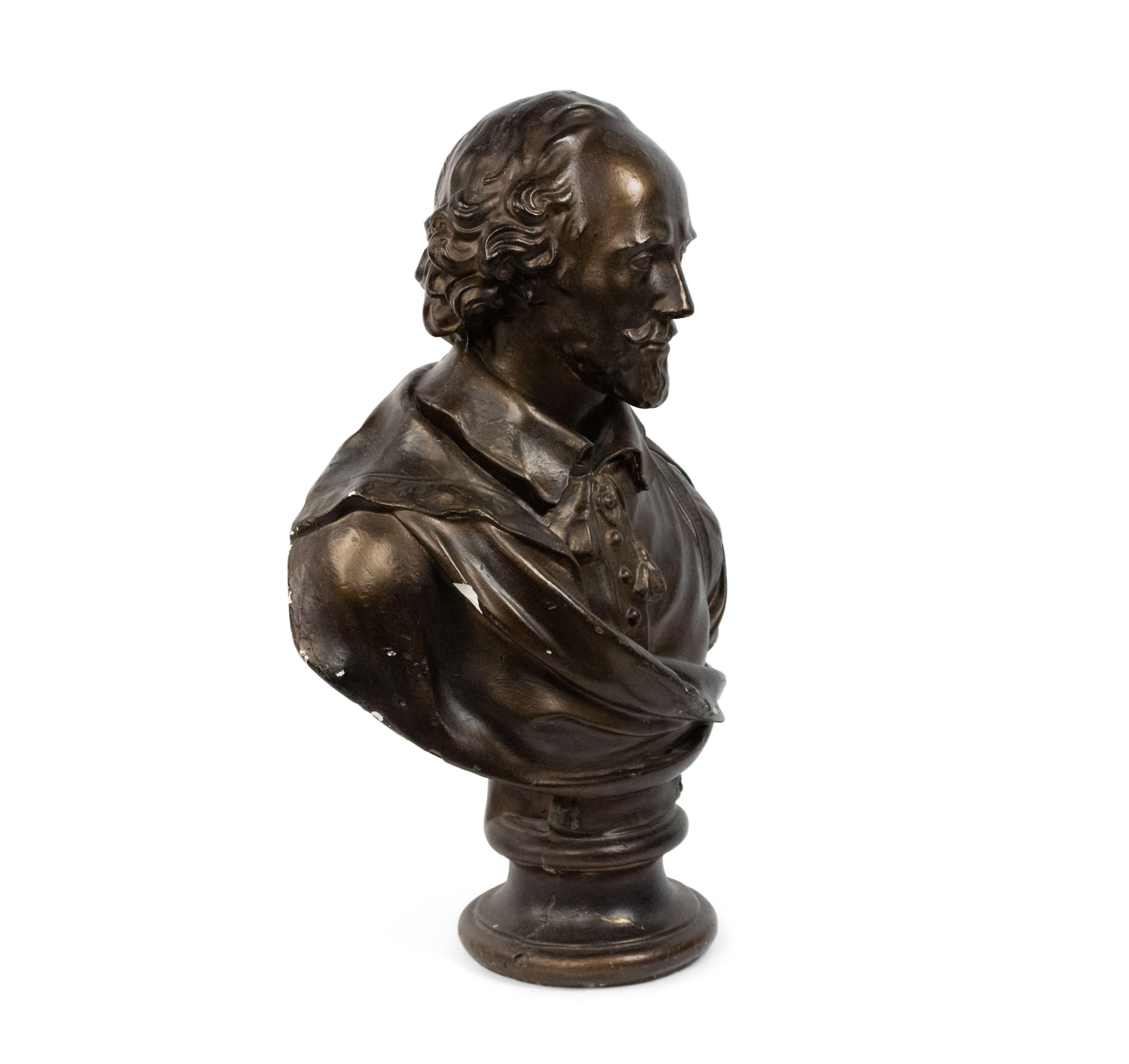 Busto di Shakespeare in gesso inglese in vendita 4