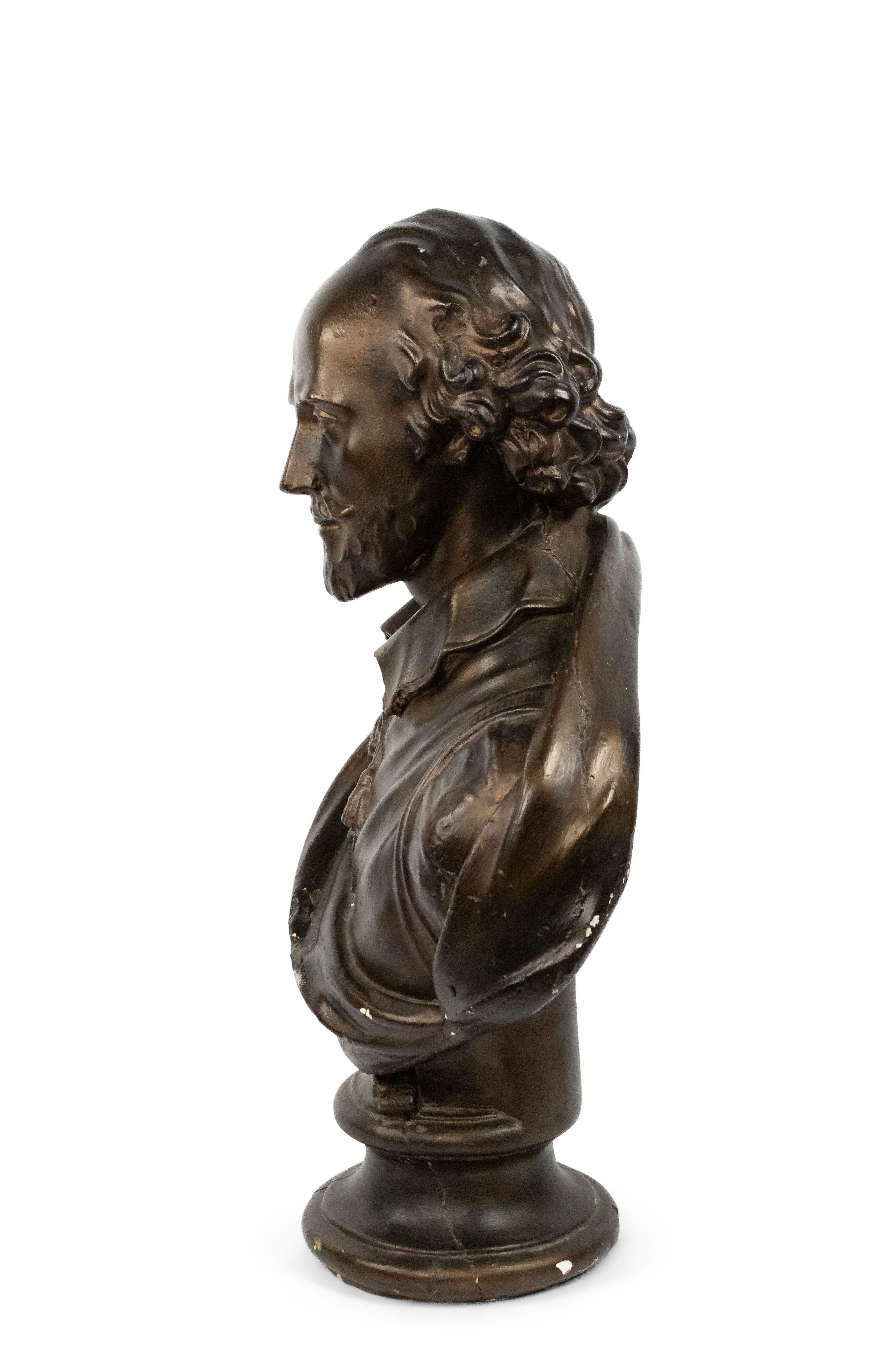 Busto di Shakespeare in gesso inglese In condizioni buone in vendita a Queens, NY