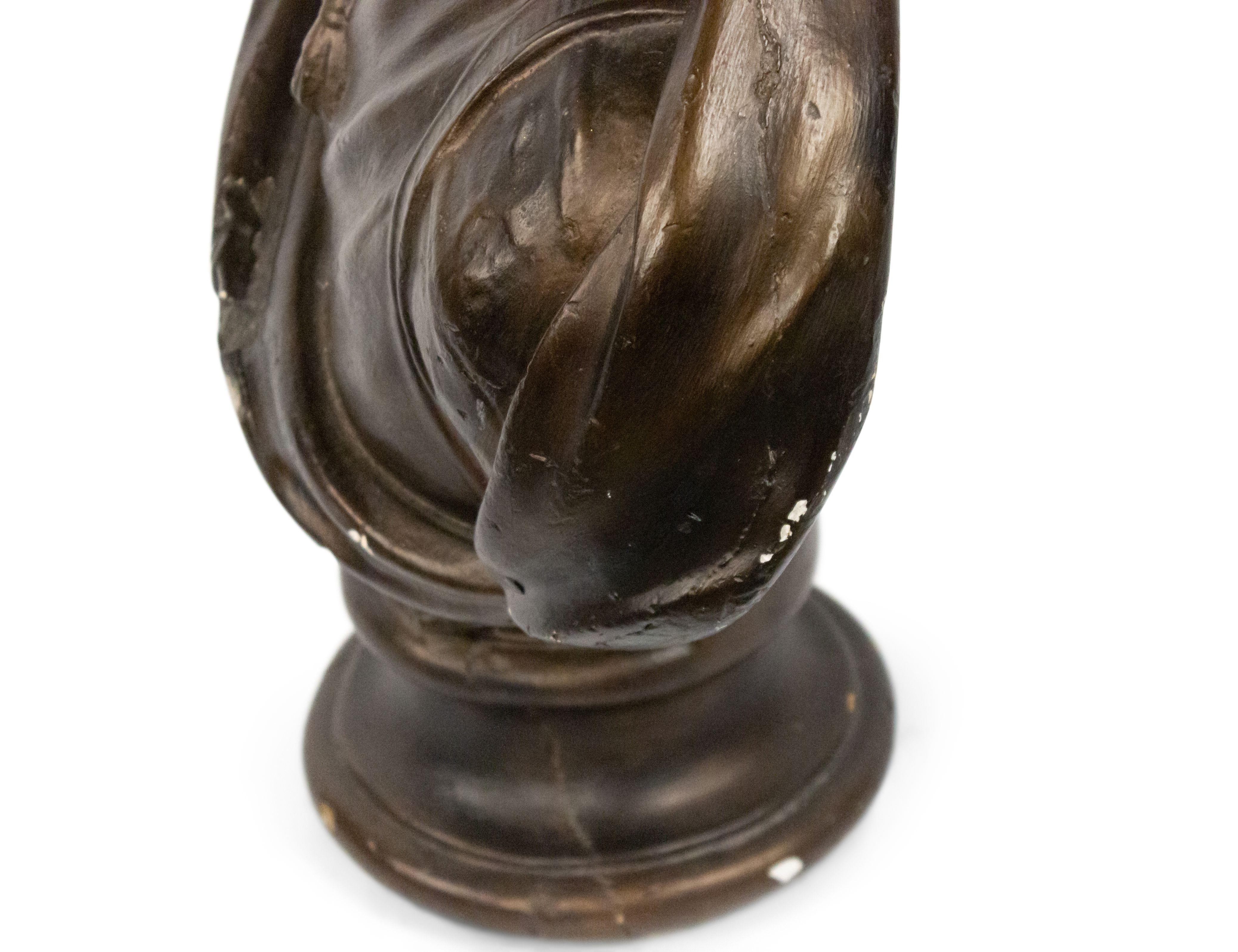 XX secolo Busto di Shakespeare in gesso inglese in vendita