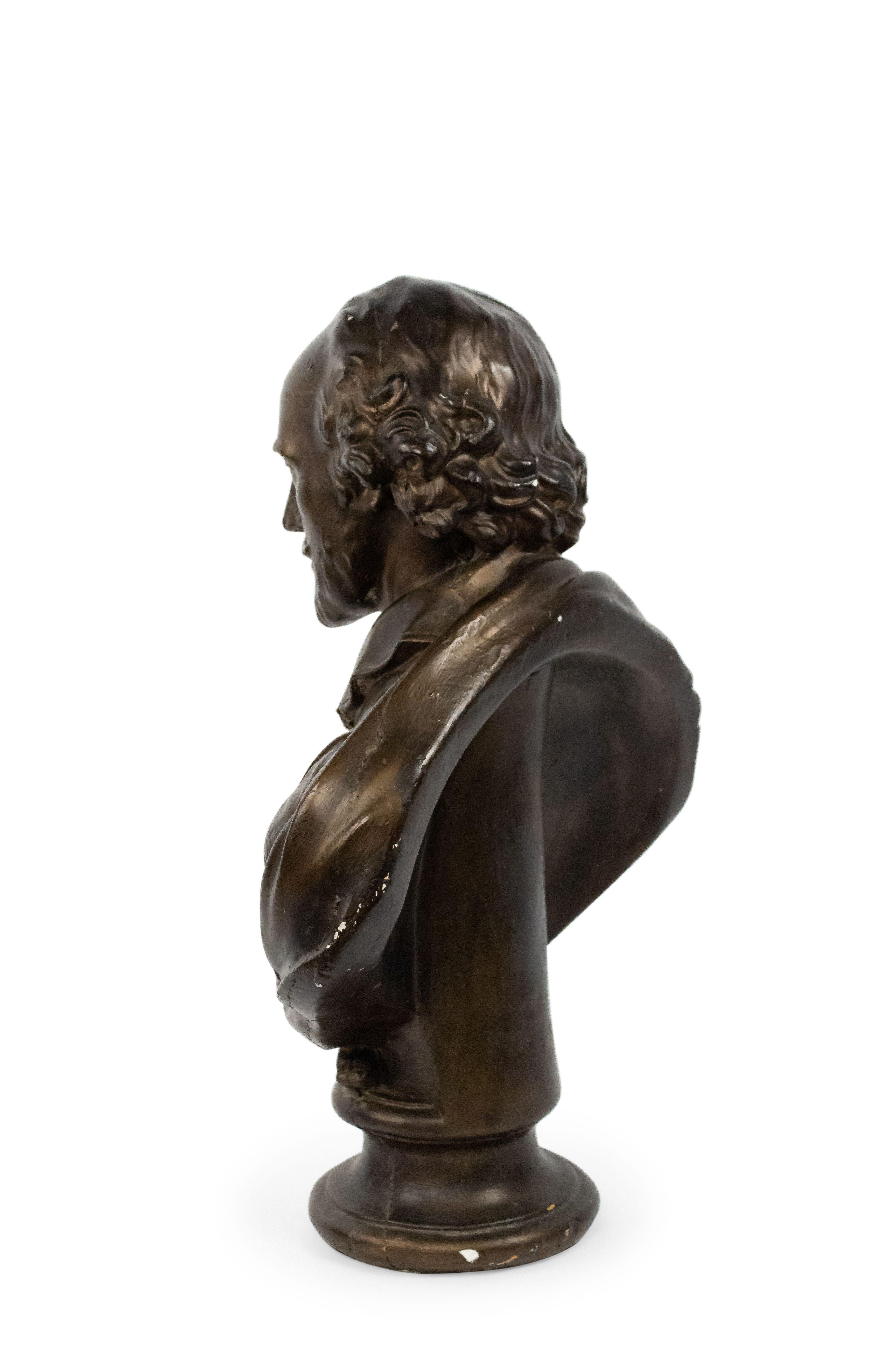 Intonaco Busto di Shakespeare in gesso inglese in vendita