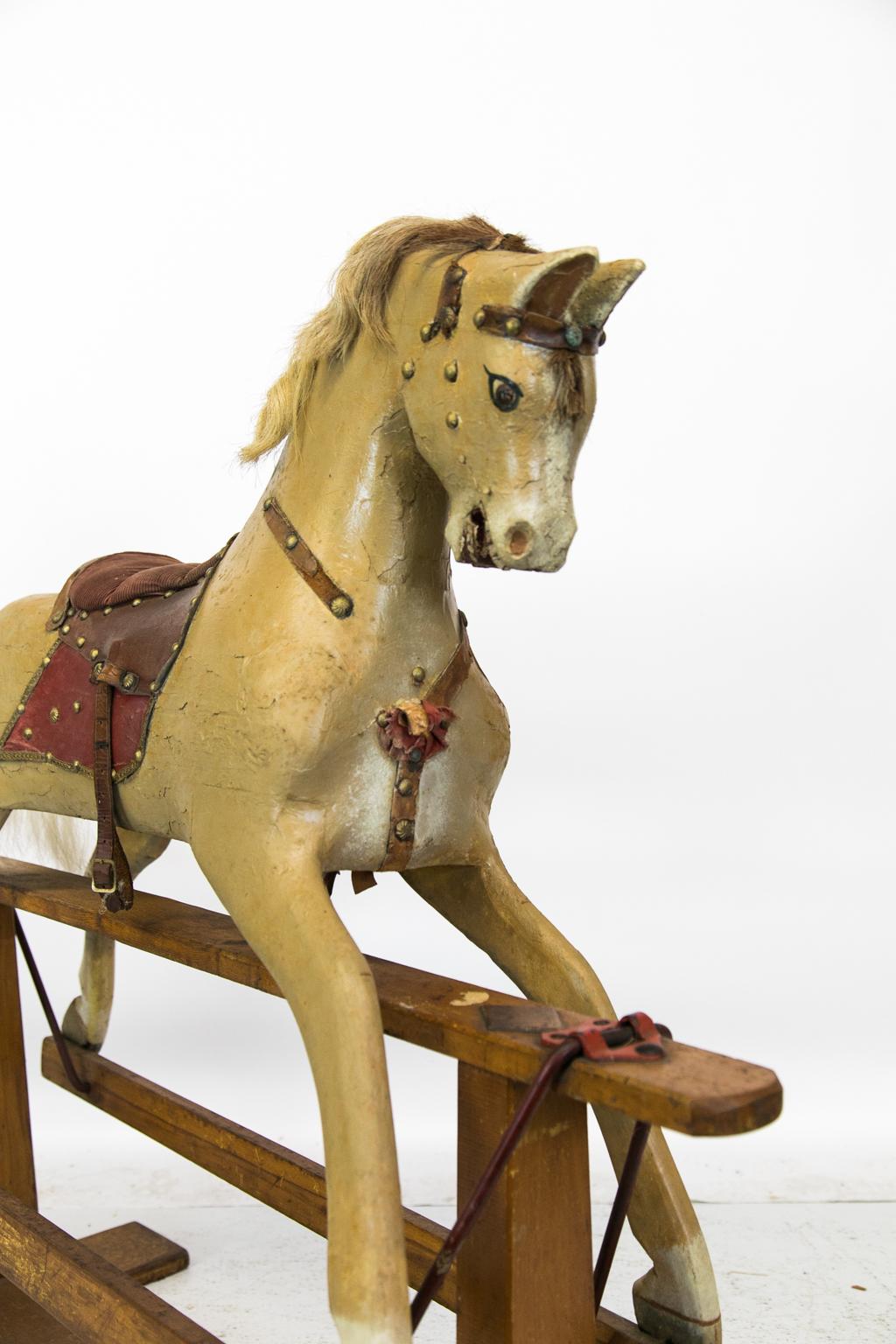 Late 19th Century English Platform Hobby Horse For Sale