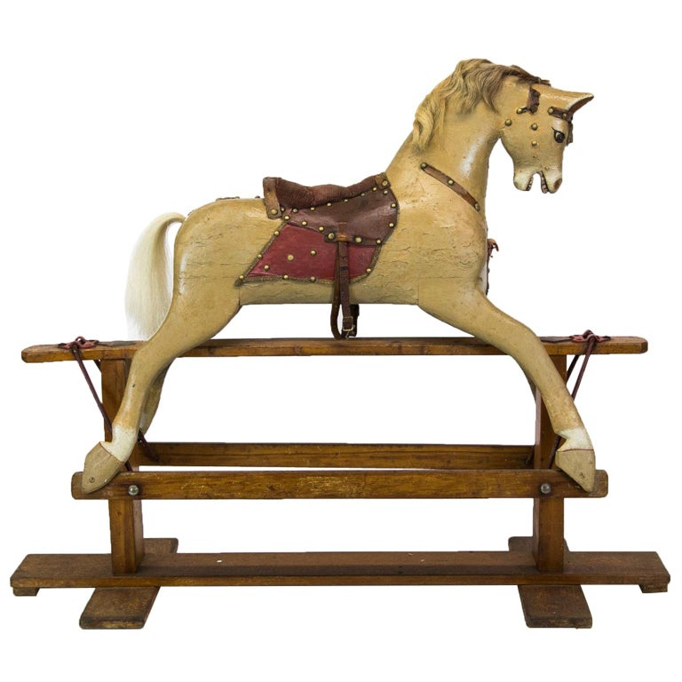 English Platform Hobby Horse For Sale at 1stDibs vintage hobby horse