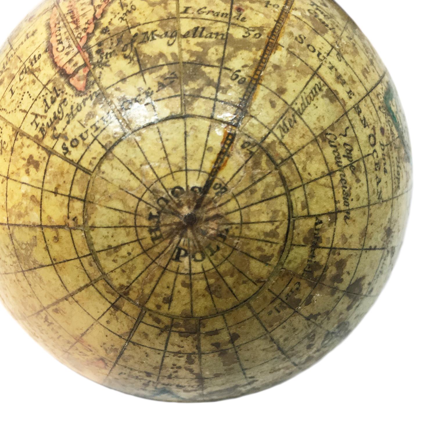 Shagreen English Pocket Globe, London, Circa 1775-1798 For Sale