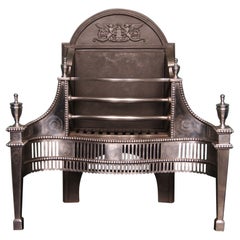 Rejilla inglesa para perros de acero pulido estilo Adam, de Thomas Elsley