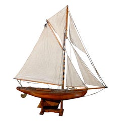 Antique English Pond Yacht