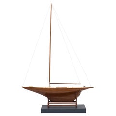 English Pond Yacht Ship Model