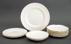 English Porcelain Assembled Service, 23 Pieces