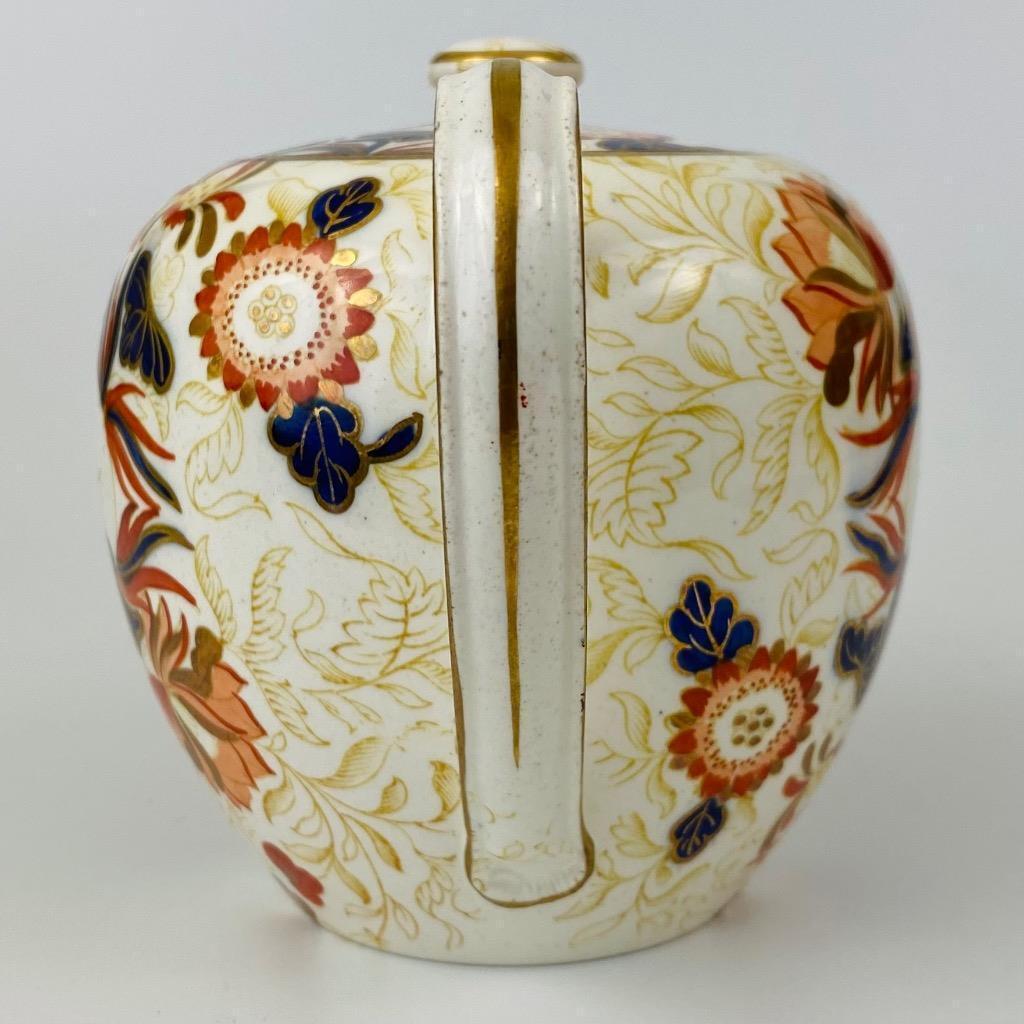 19th Century English Porcelain Chinoiserie Imari Teapot For Sale