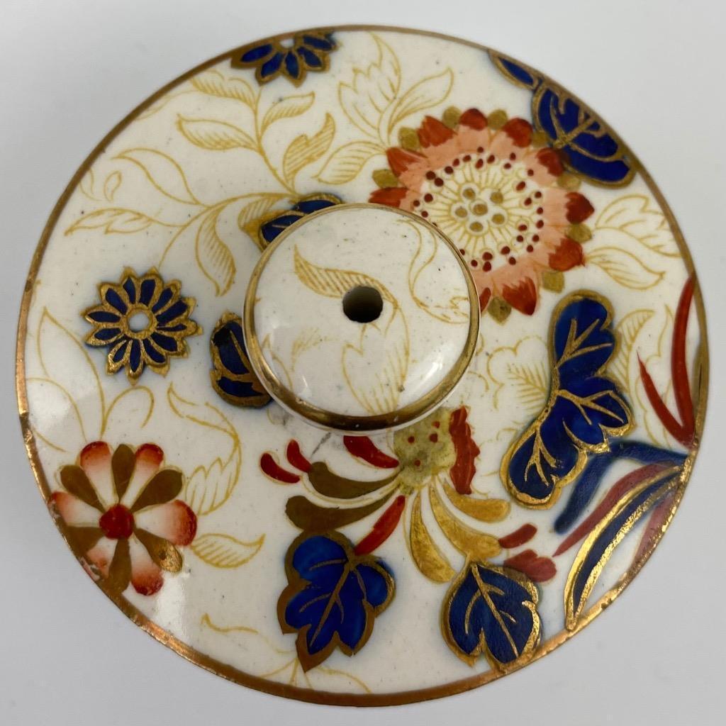 XIXe siècle Théière Imari en porcelaine anglaise Chinoiserie en vente