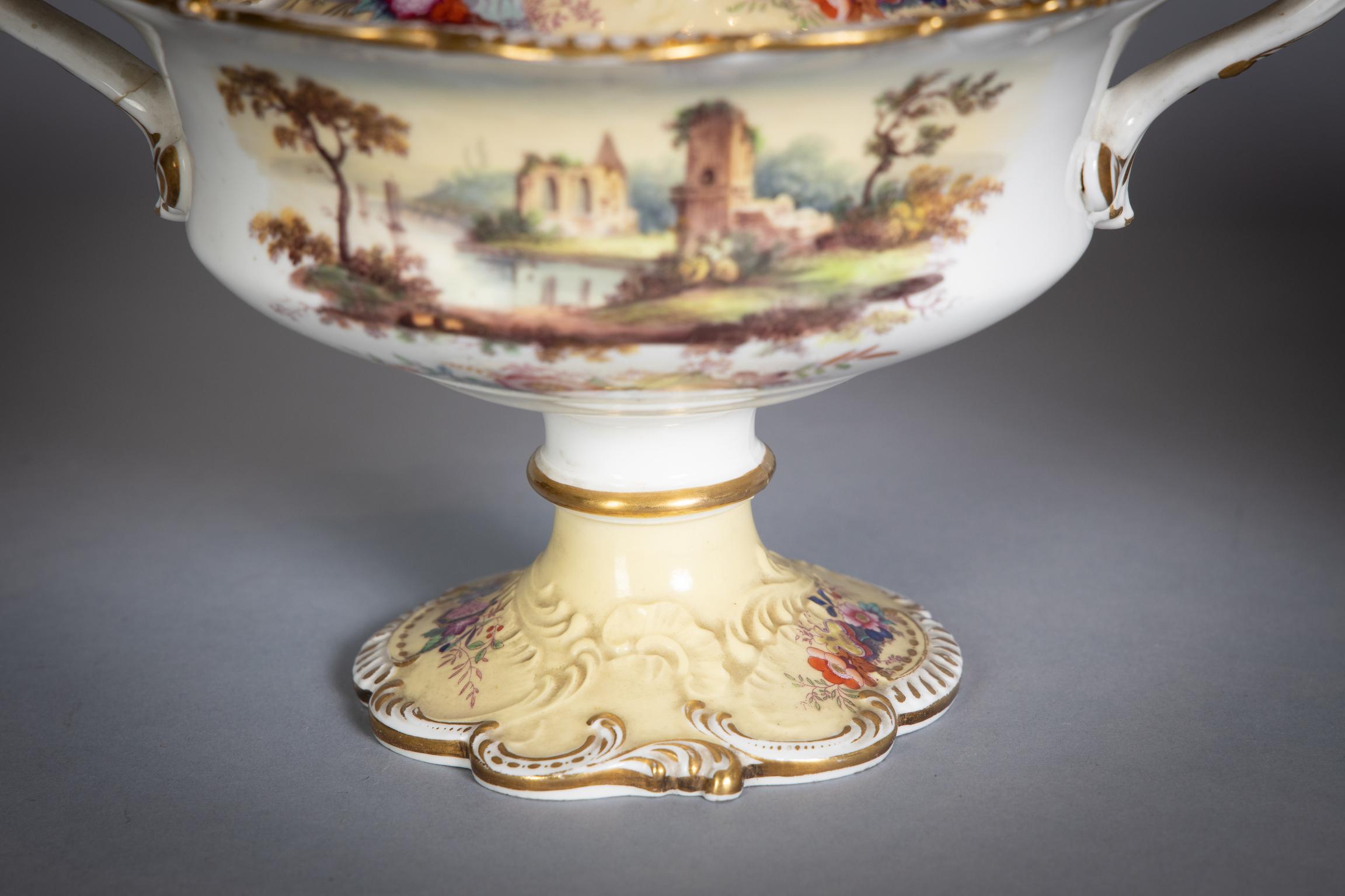 English Porcelain Dessert Service, circa 1820 For Sale 14