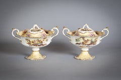 English Porcelain Dessert Service, circa 1820