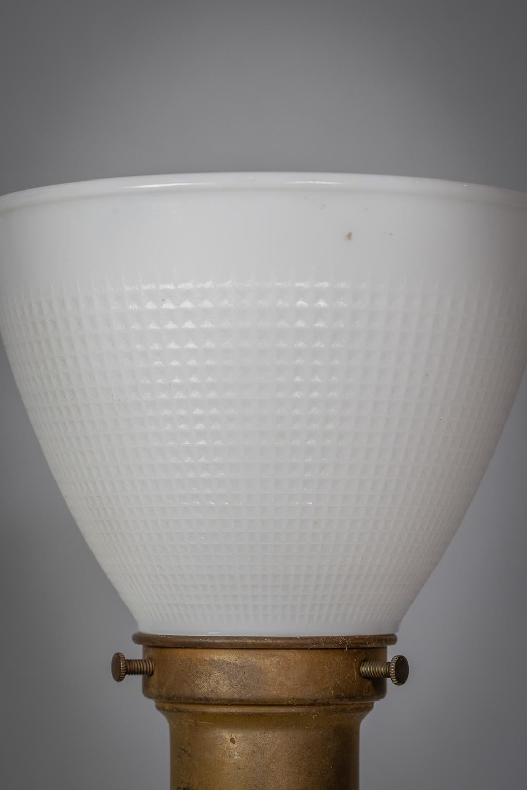 English Porcelain Egyptian Motif Vase Mounted as Lamp, circa 1820 For Sale 1