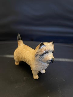 English Porcelain Figure of a Cairn Terrier, Early 20th Century