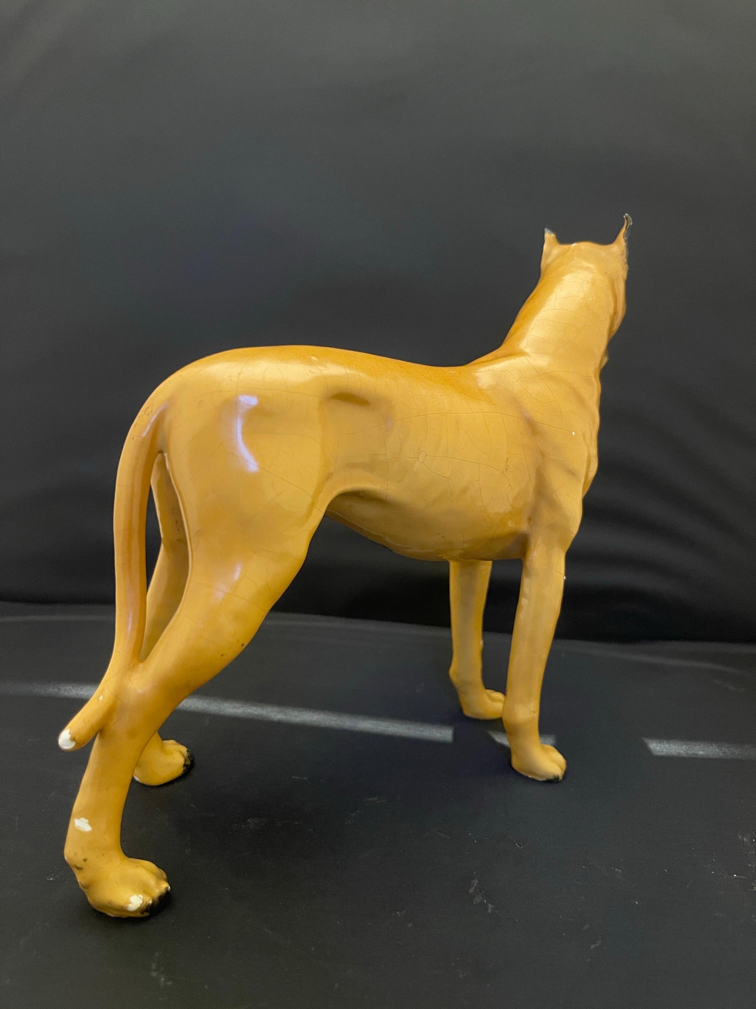 English Porcelain Figure of a Great Dane Dog, Early 20th Century For Sale 3