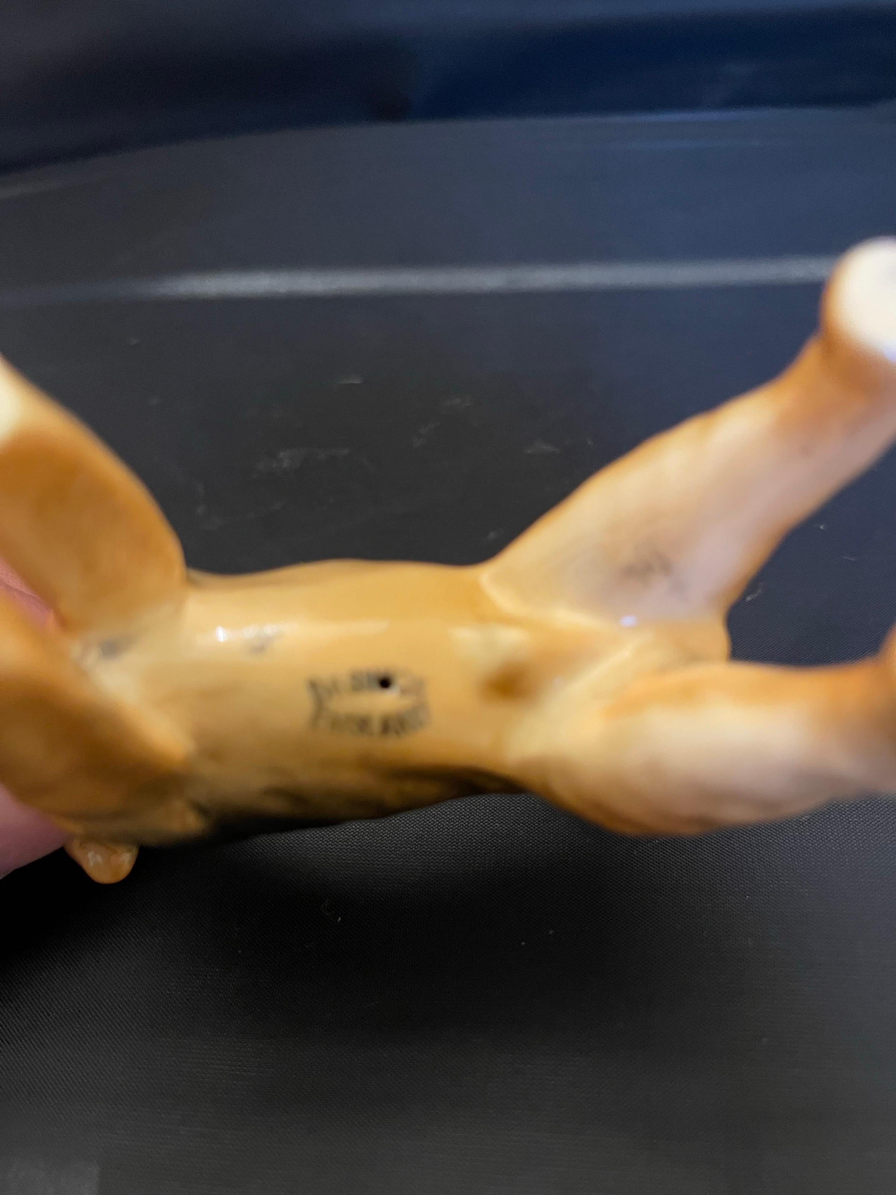 Figura di cane Fox Terrier in porcellana inglese, 20th Century in vendita 2