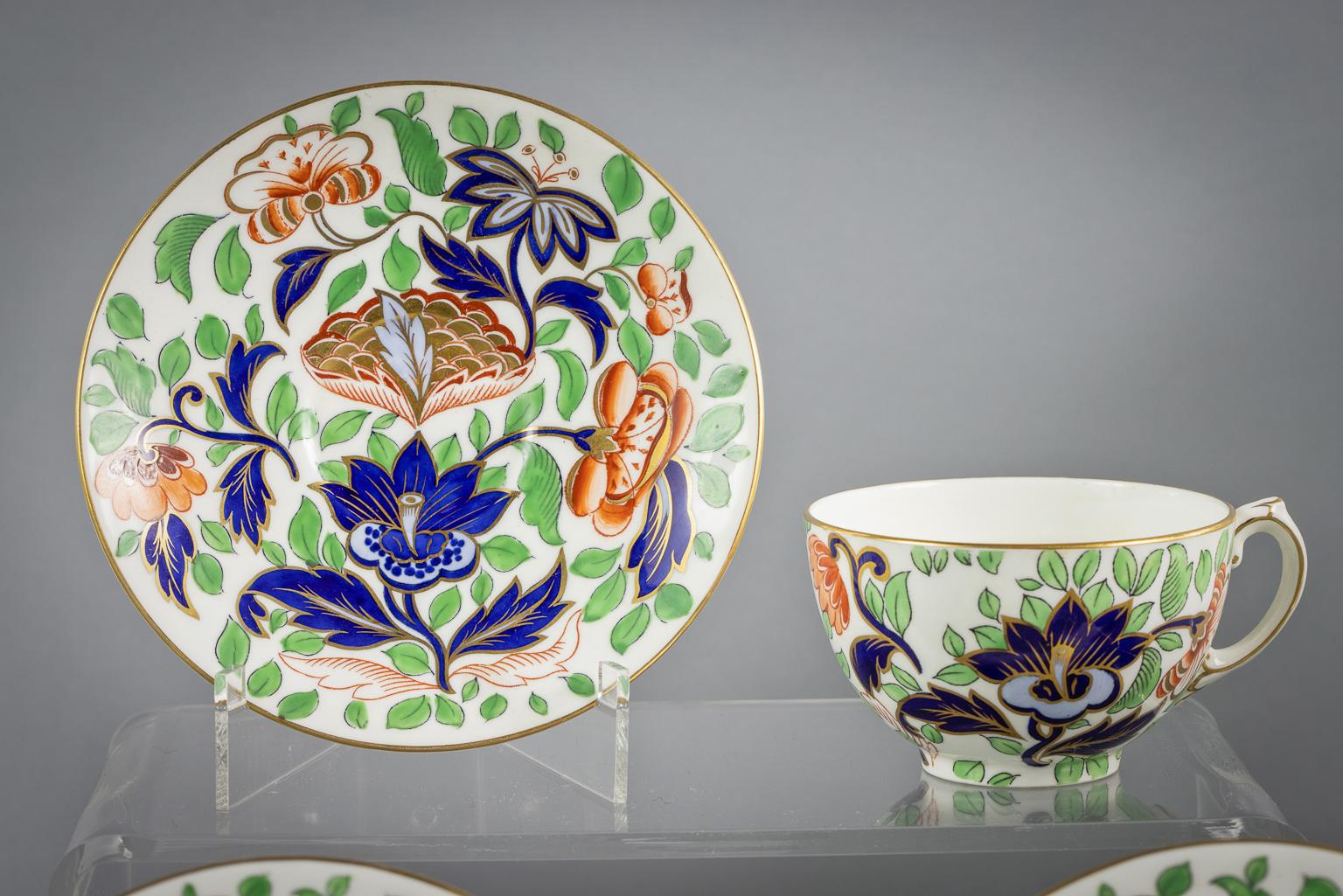 Porcelaine Service à motifs en porcelaine japonaise « Jade », Coalport, vers 1900 en vente