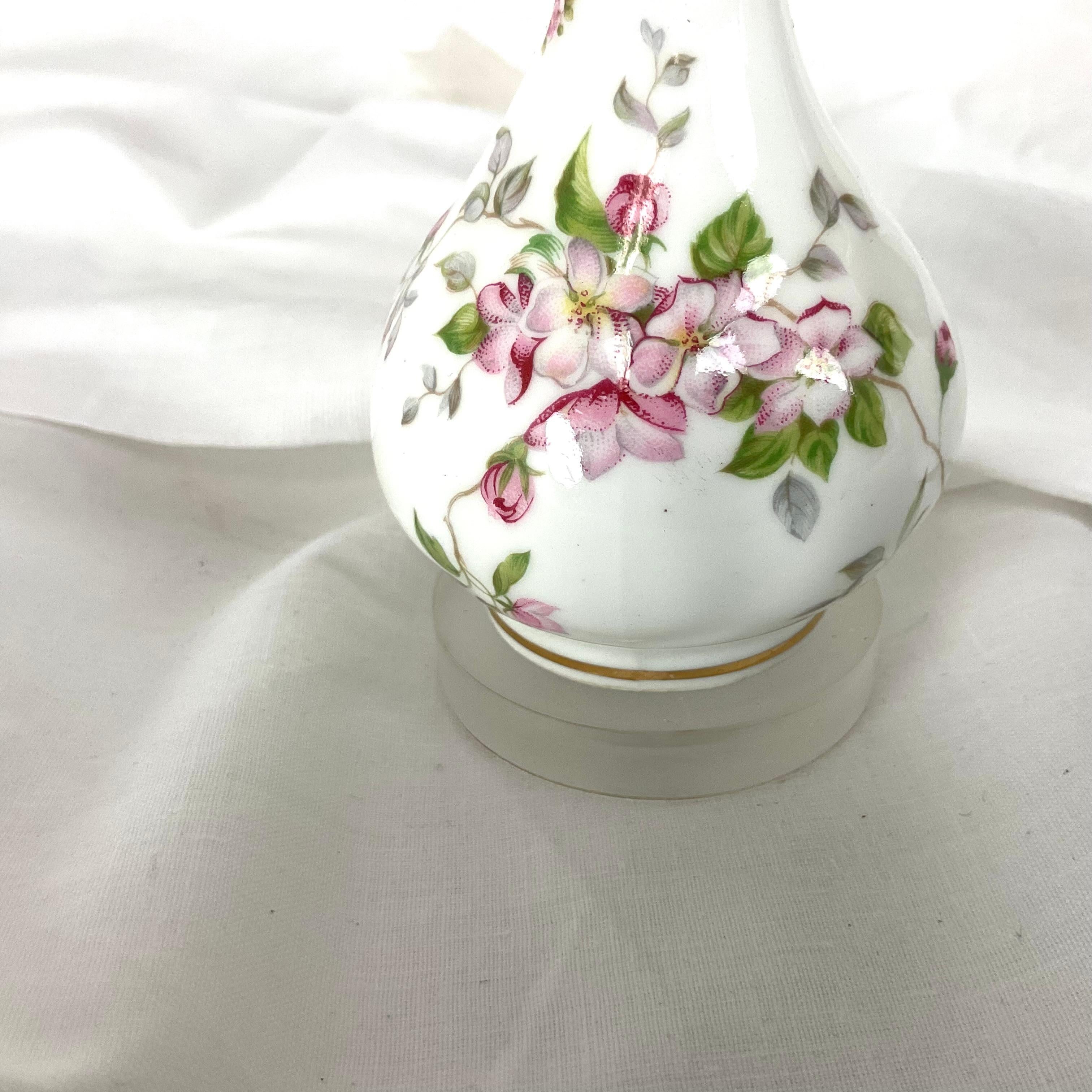 English Porcelain Mini Lamp For Sale 2