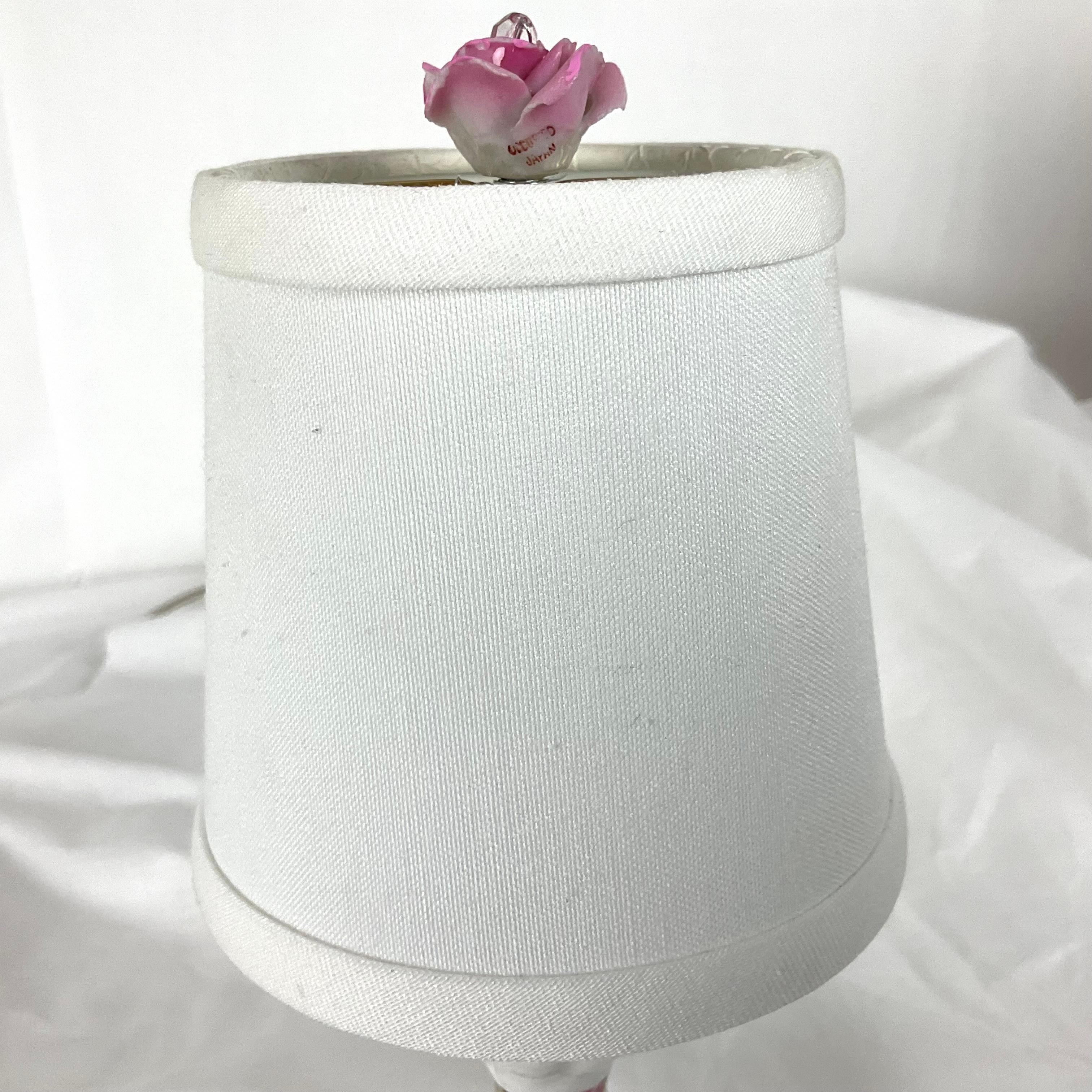 English Porcelain Mini Lamp For Sale 4