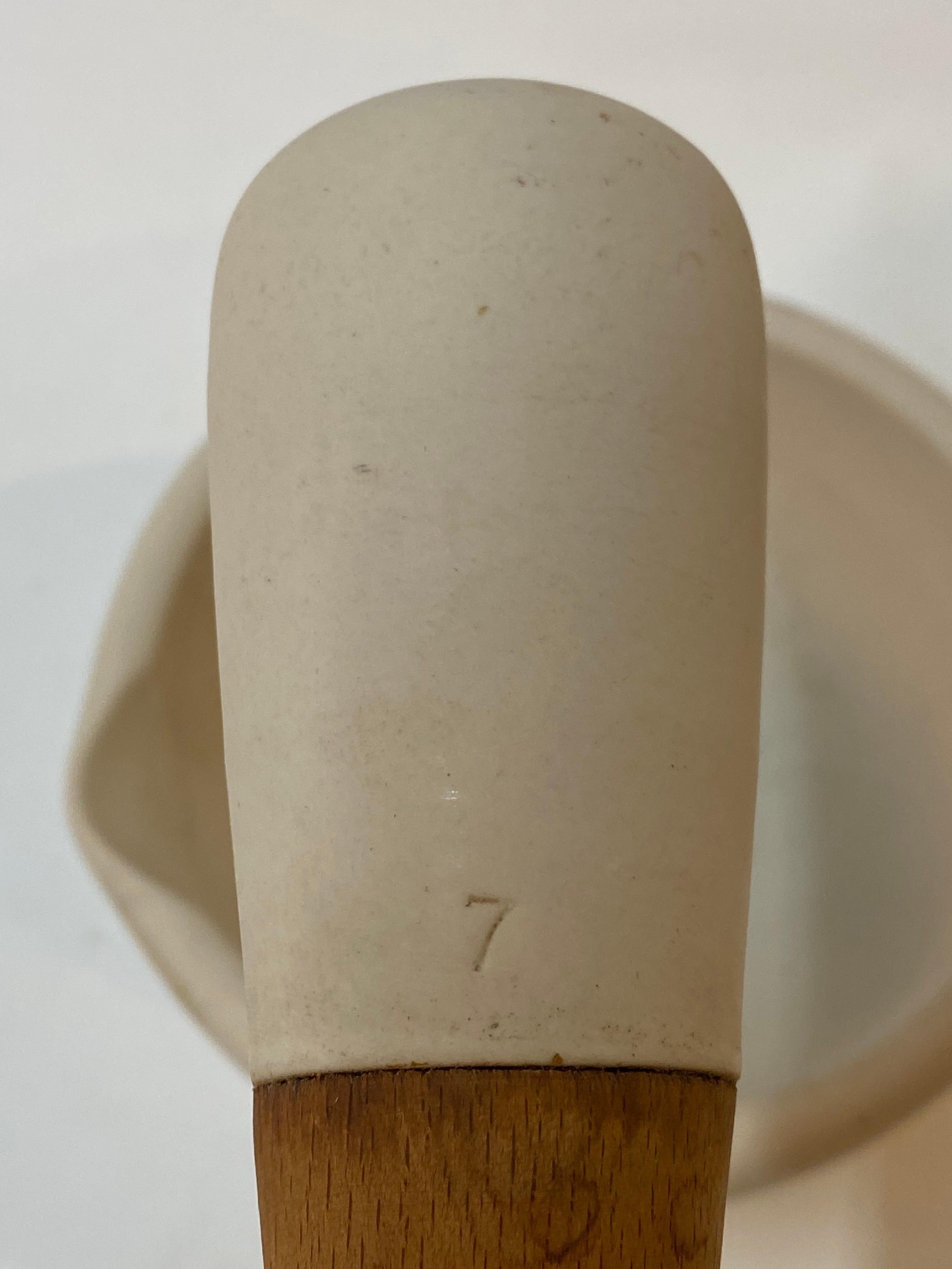 English Porcelain Mortar and Pestle #7 For Sale 2
