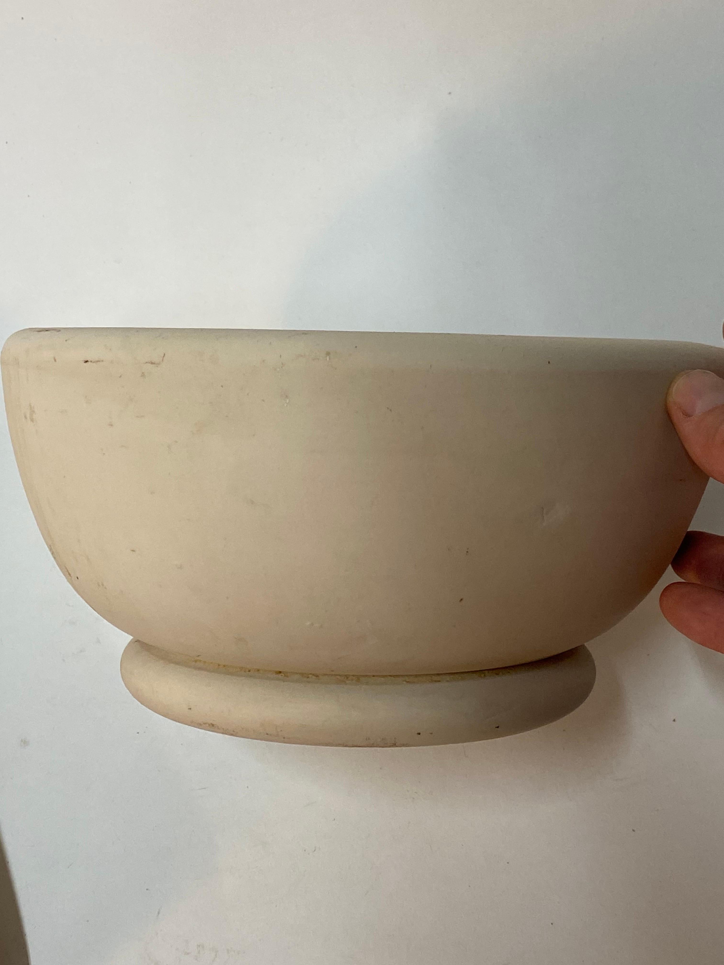 English Porcelain Mortar and Pestle #7 For Sale 3
