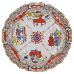 Antique English Porcelain Plate, Coalport, circa 1800