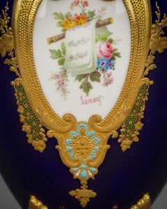English Porcelain Royal Crown Derby Covered Urn, circa 1900