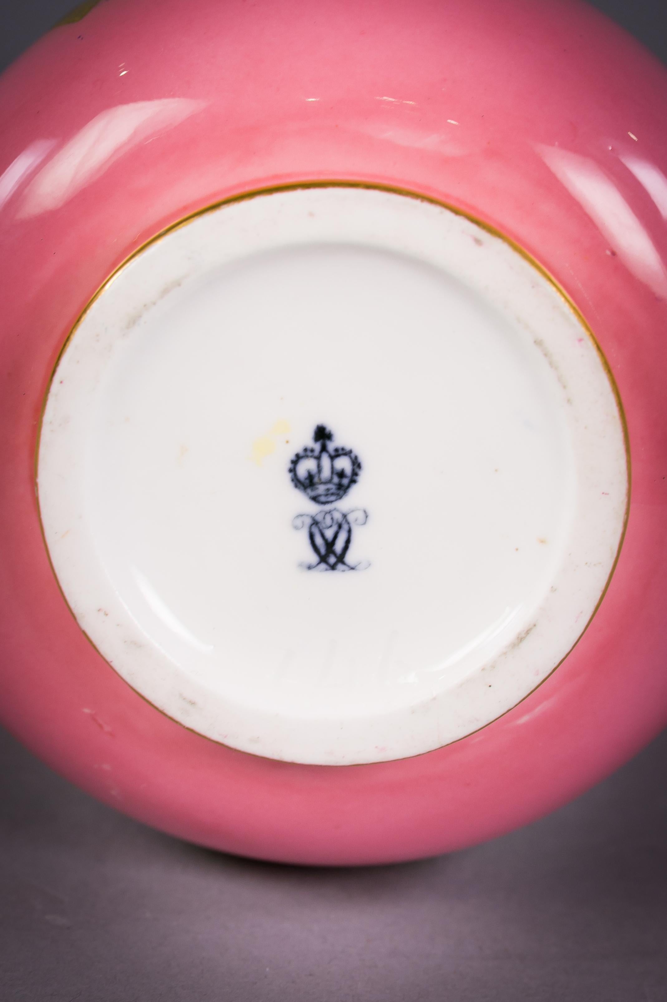 Fine XIX secolo Vaso di porcellana inglese, Crown Derby, 1890 circa in vendita