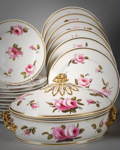 English Porcelain Worcester Flight Barr & Barr Part Service, Circa 1815