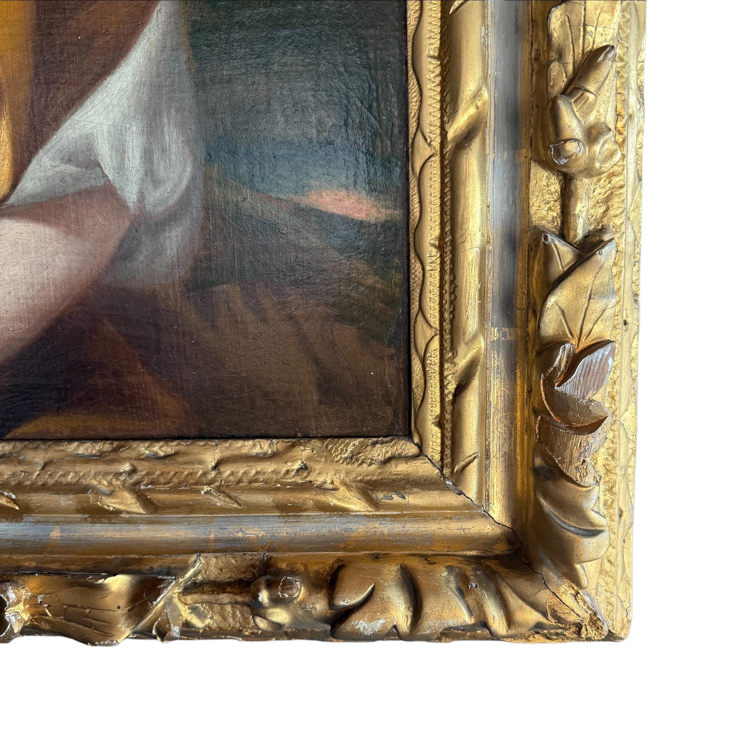 XVIIIe siècle et antérieur Portrait anglais d'une dame datant de la fin du CIRCA (17ème siècle) en vente