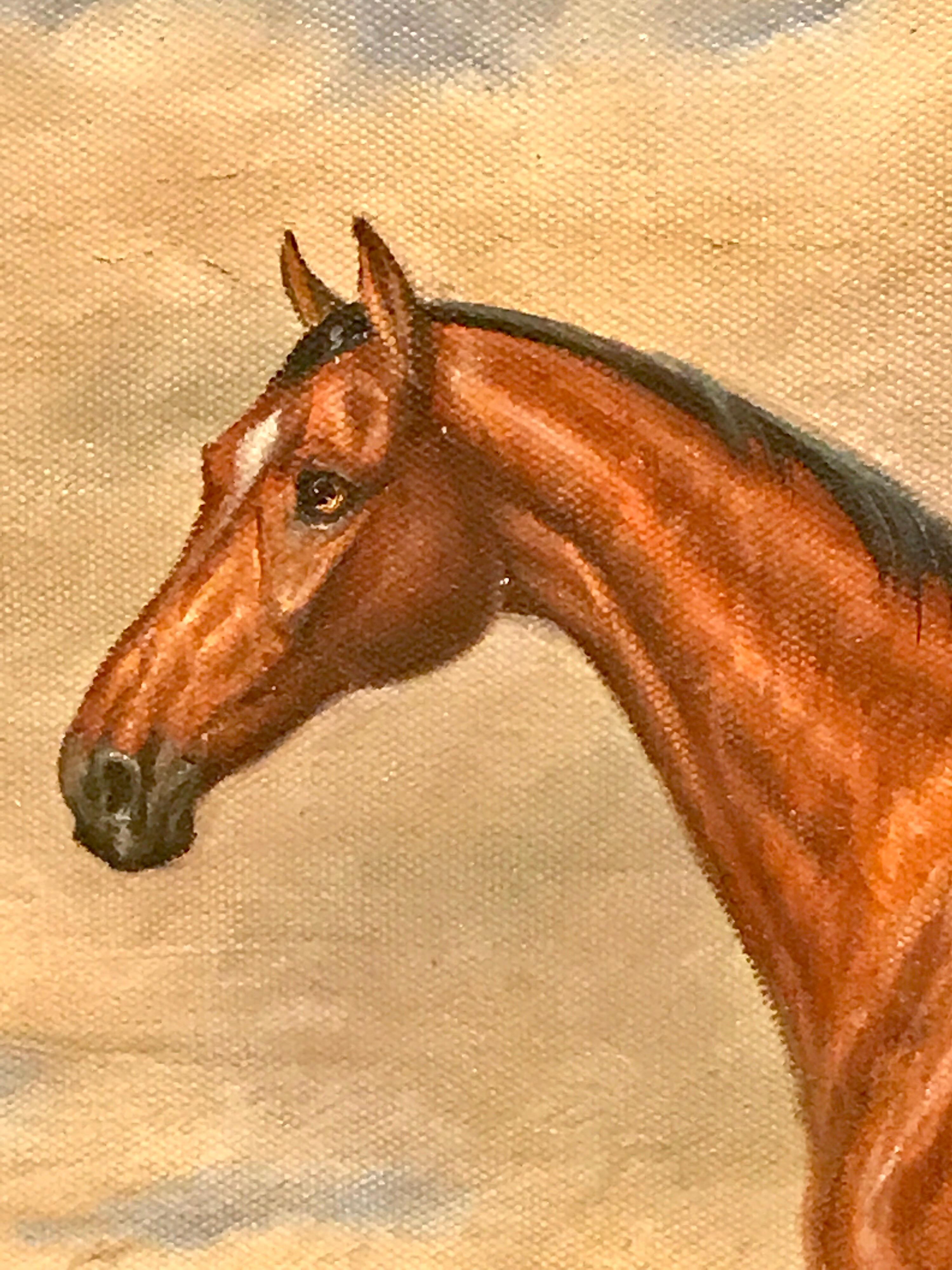 20th Century English Portrait of a Standing Horse