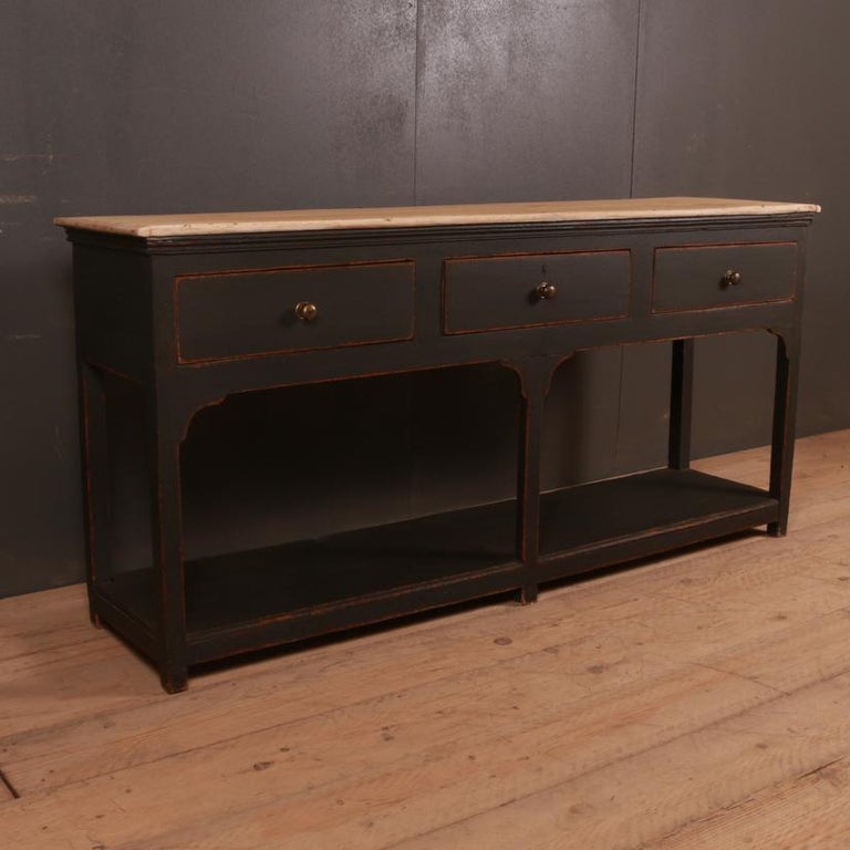 English Potboard Dresser Base At 1stdibs
