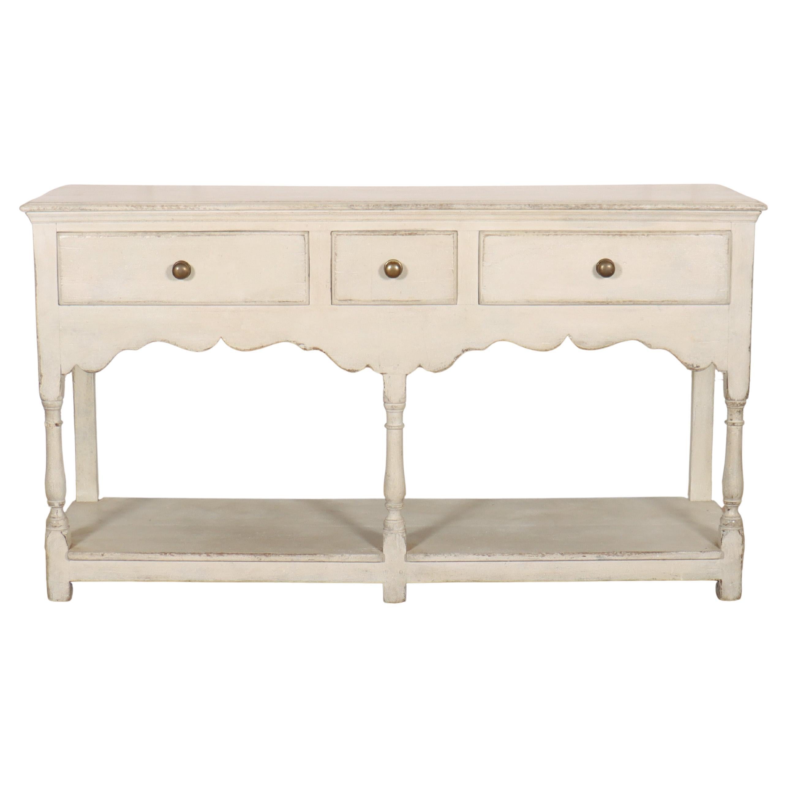 English Potboard Dresser Base