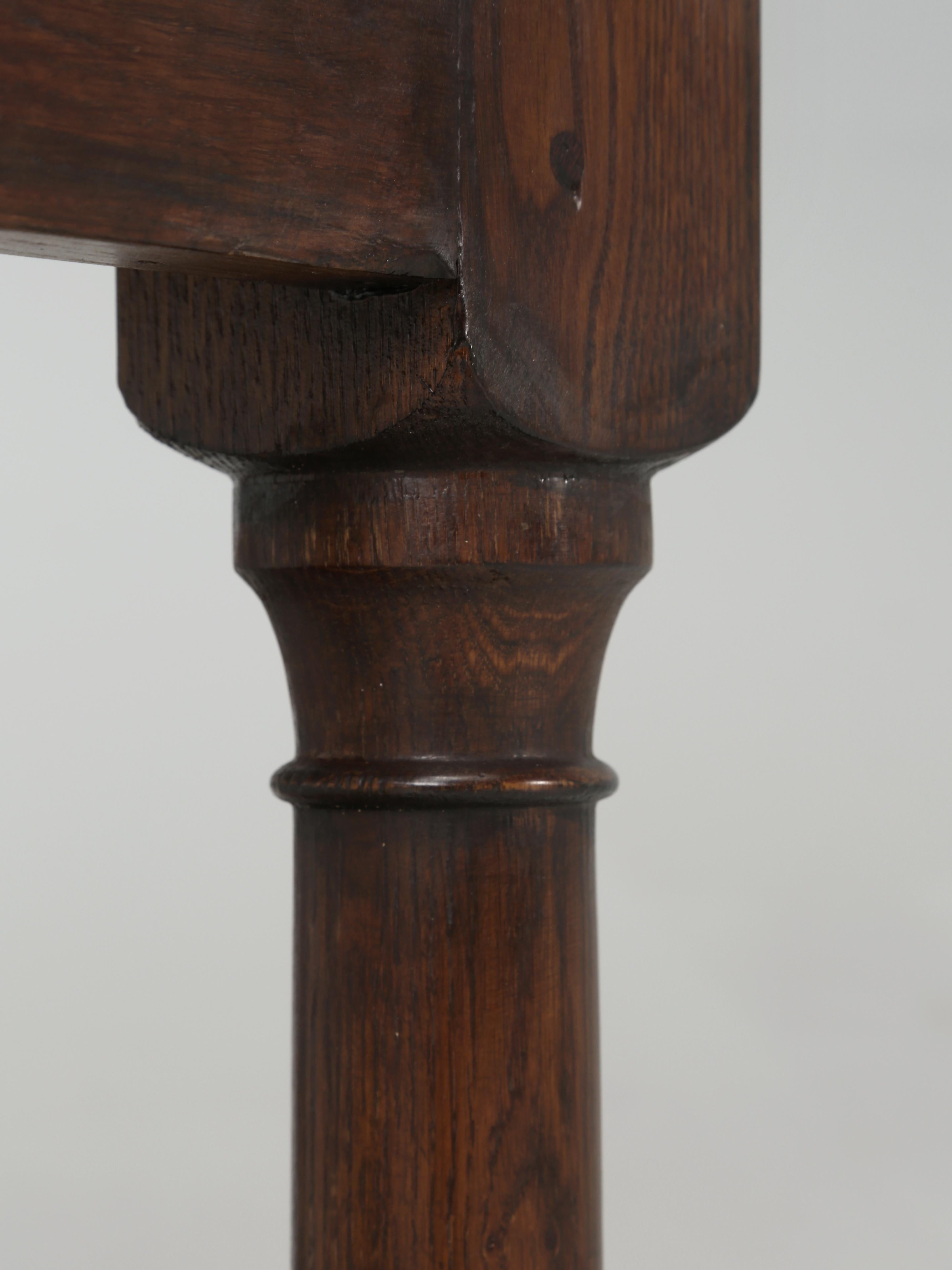 English Potboard Style Sofa Table Made to Order in Any Size or Material For Sale 3