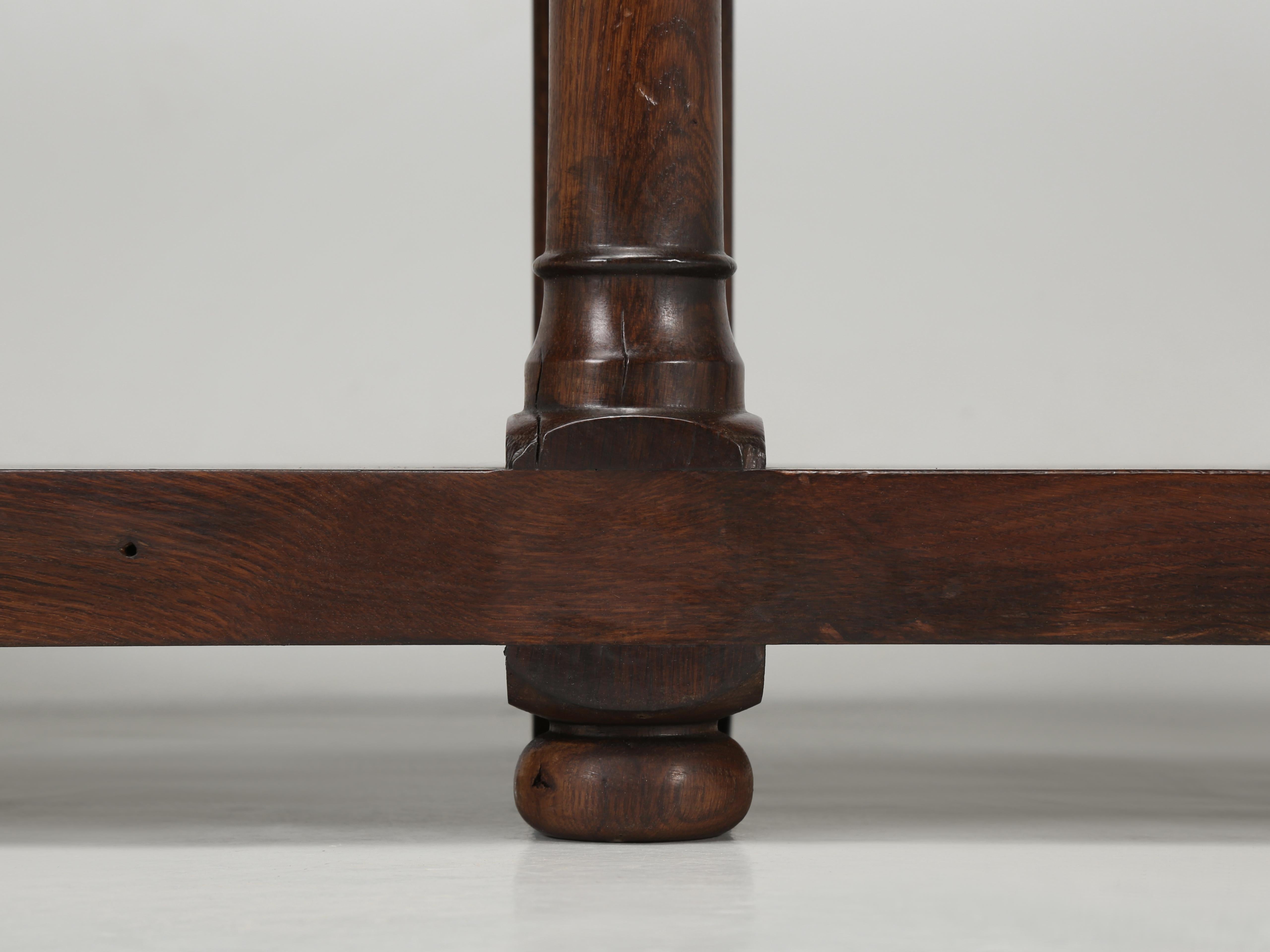 English Potboard Style Sofa Table Made to Order in Any Size or Material For Sale 5