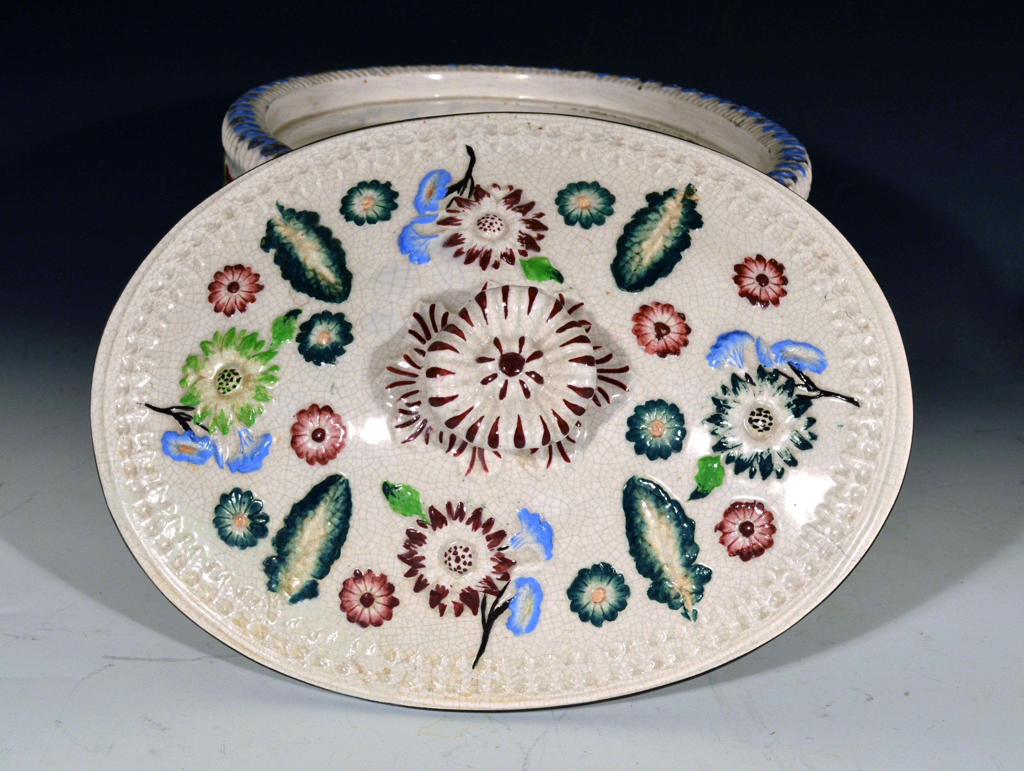 English Pottery Game Tureen, 19th Century For Sale 2