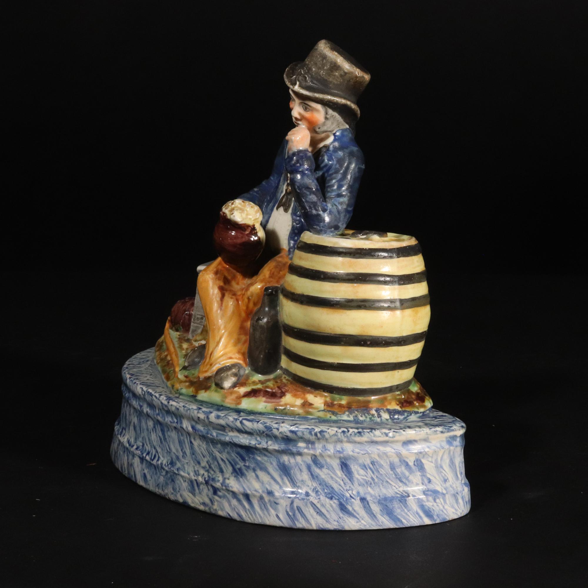 Perles Figures de marins en poterie perlée anglaise en vente