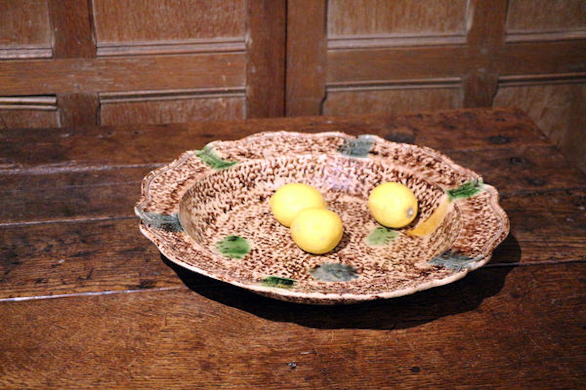 Ceramic English Pottery Tortoiseshell Dish Probably Thomas Whieldon Mid-18th Century For Sale